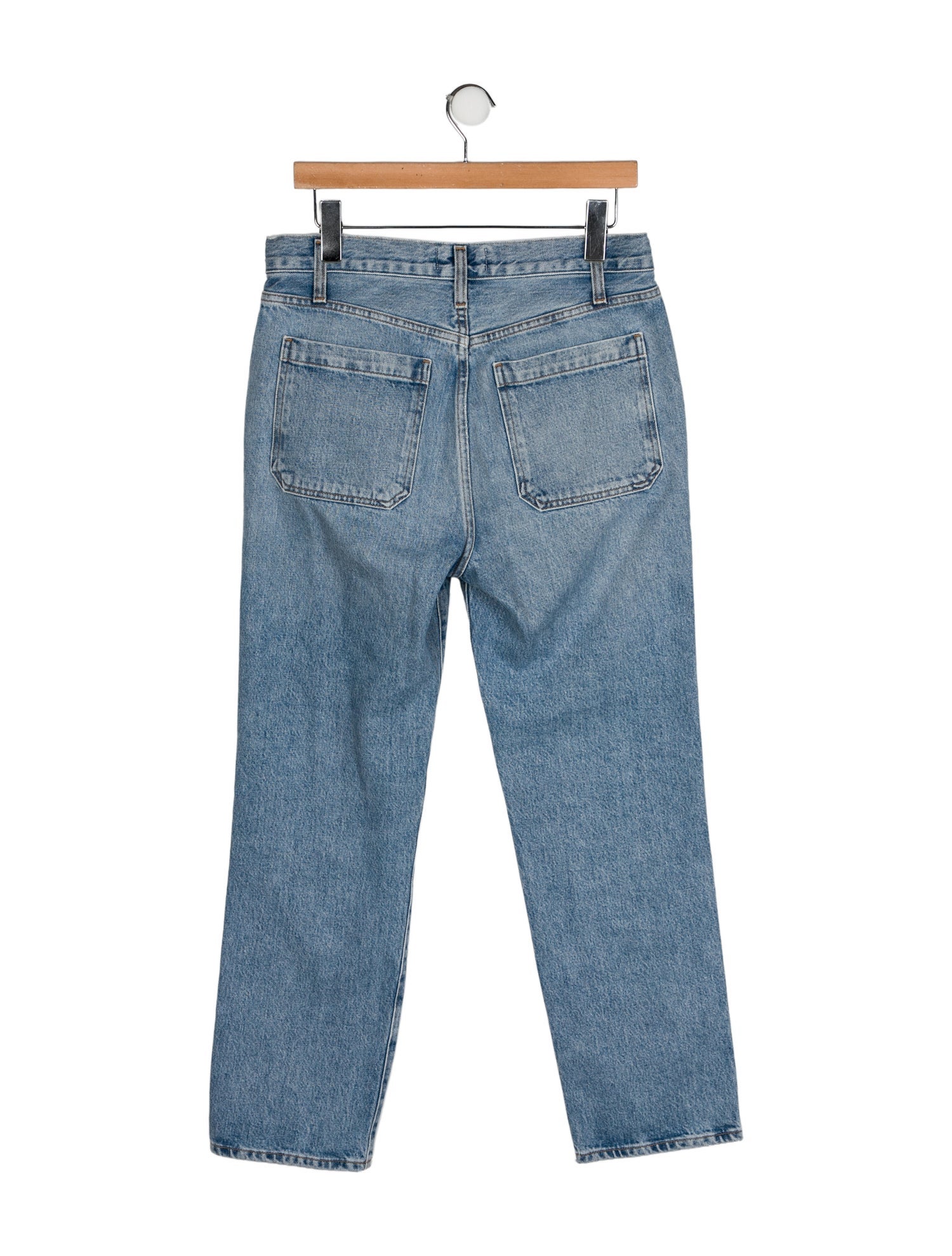 AGOLDE High-Rise Straight Leg Jeans