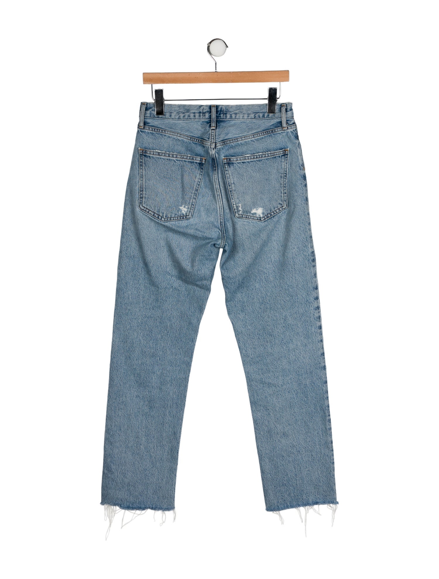 AGOLDE High-Rise Straight Leg Jeans
