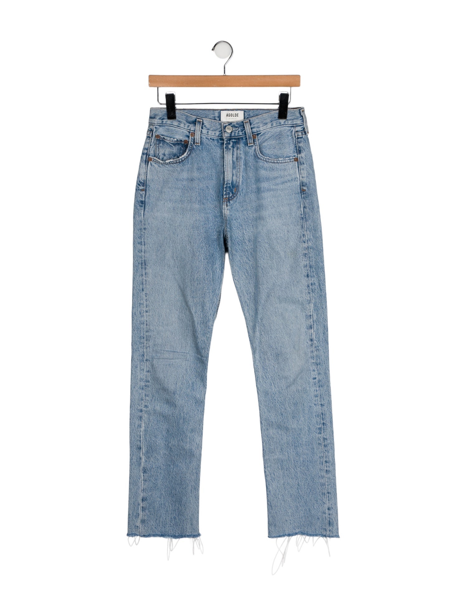 AGOLDE High-Rise Straight Leg Jeans