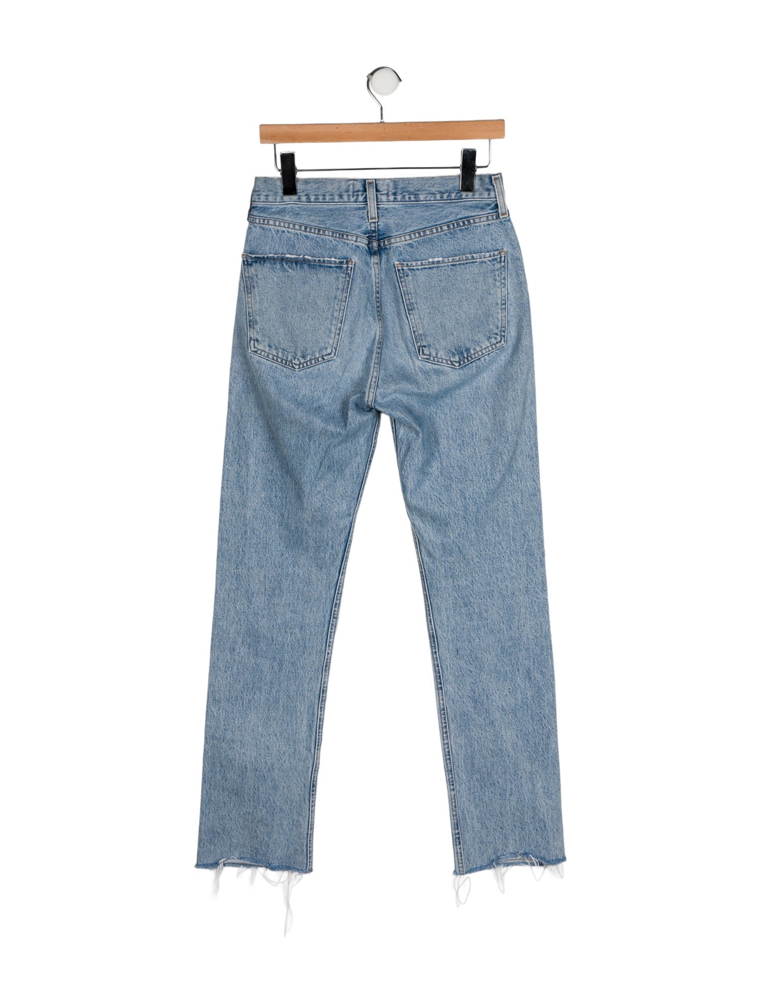 AGOLDE High-Rise Straight Leg Jeans