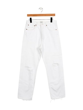AGOLDE High-Rise Straight Leg Jeans