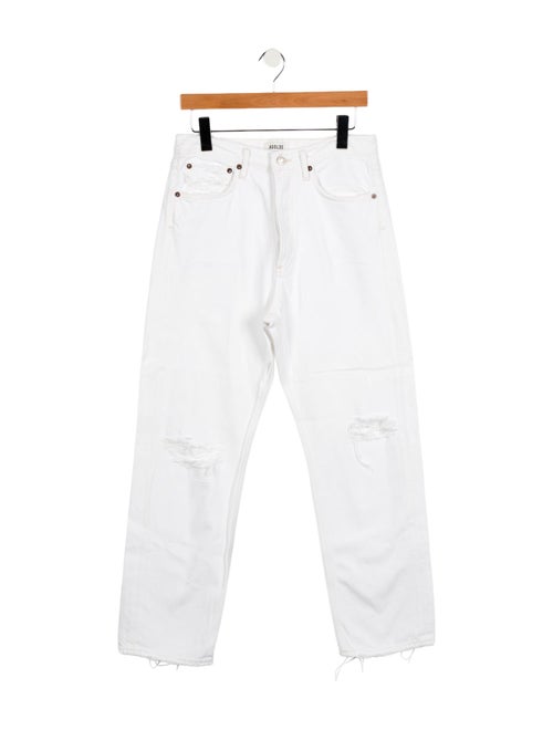 AGOLDE High-Rise Straight Leg Jeans