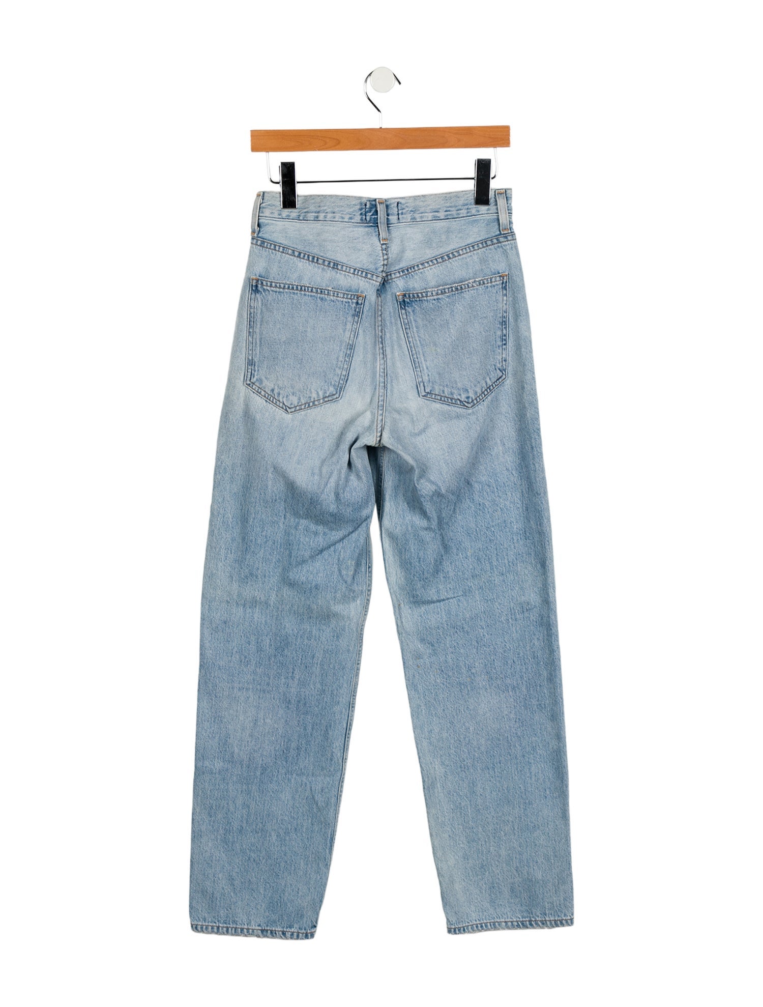 AGOLDE Mid-Rise Straight Leg Jeans