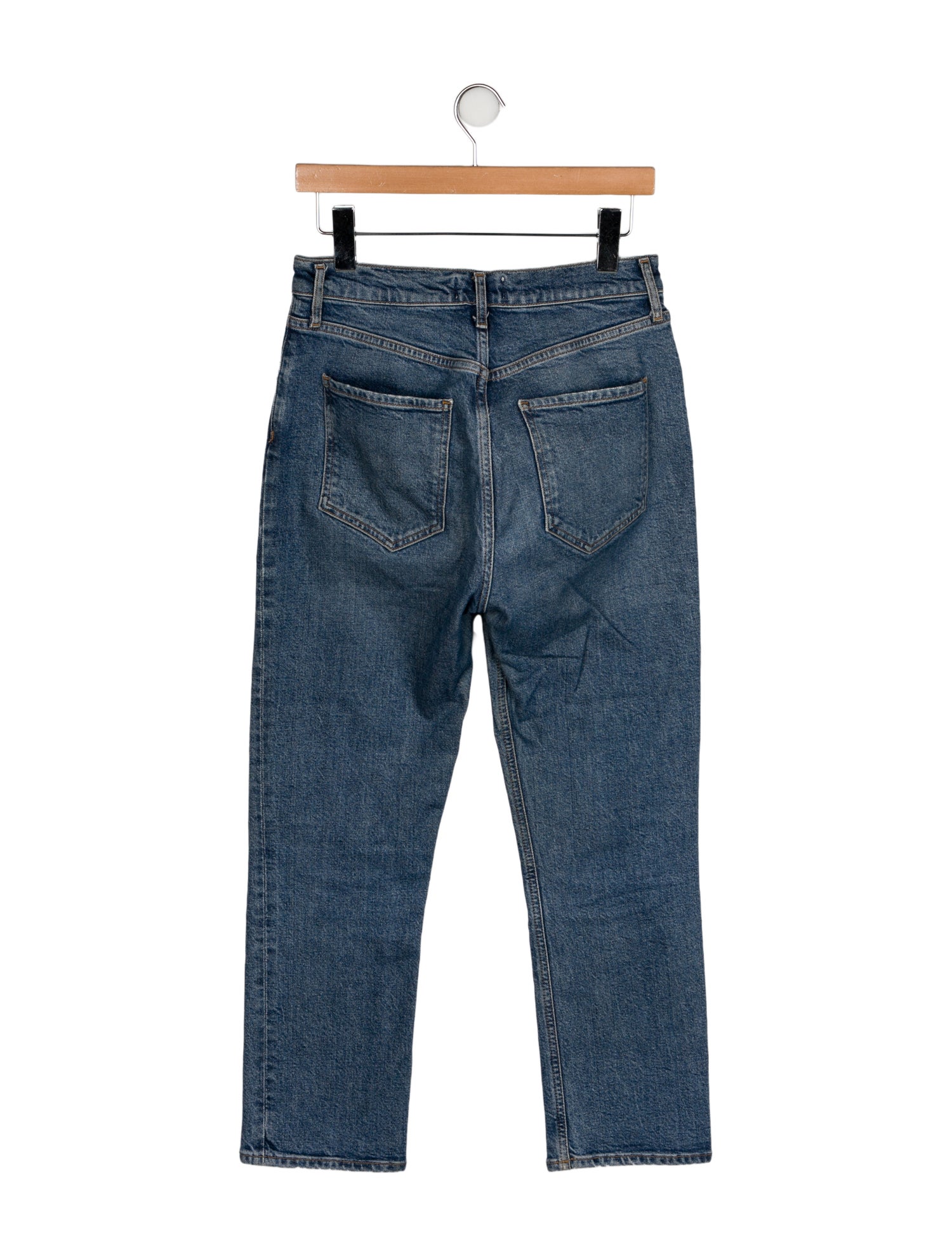 AGOLDE High-Rise Straight Leg Jeans