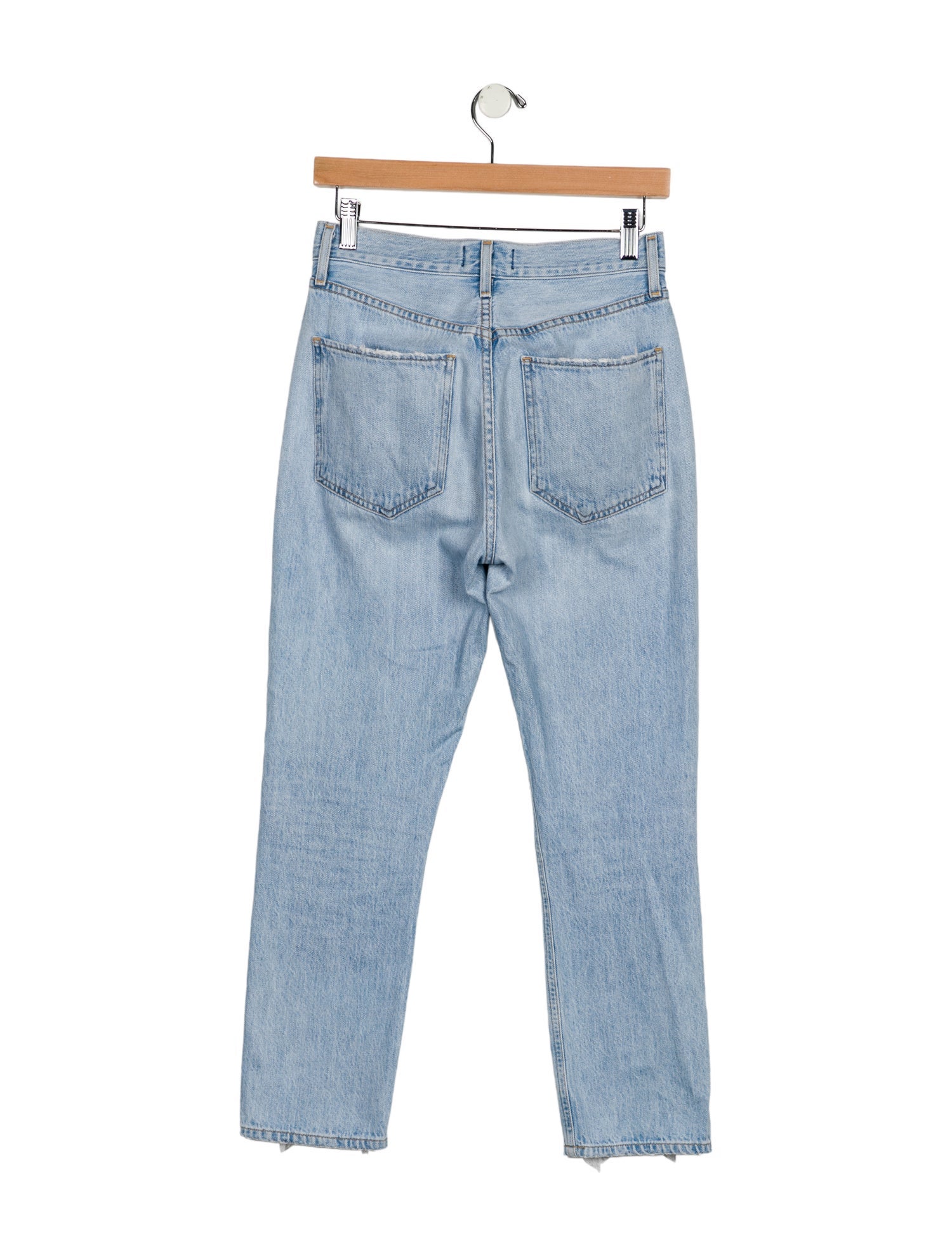 AGOLDE Mid-Rise Straight Leg Jeans