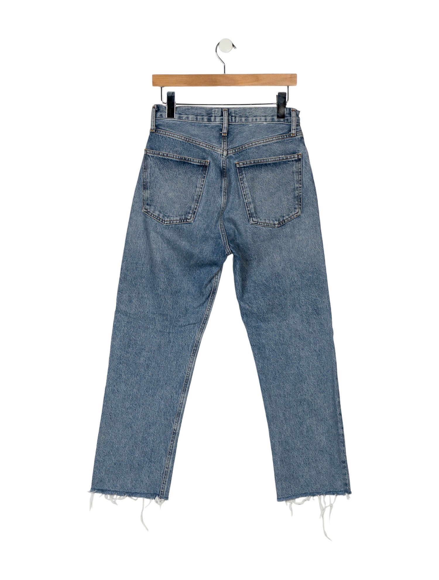 AGOLDE High-Rise Straight Leg Jeans