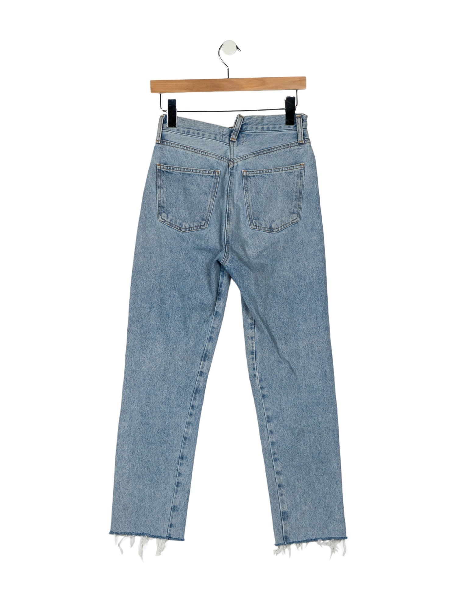 AGOLDE Mid-Rise Straight Leg Jeans