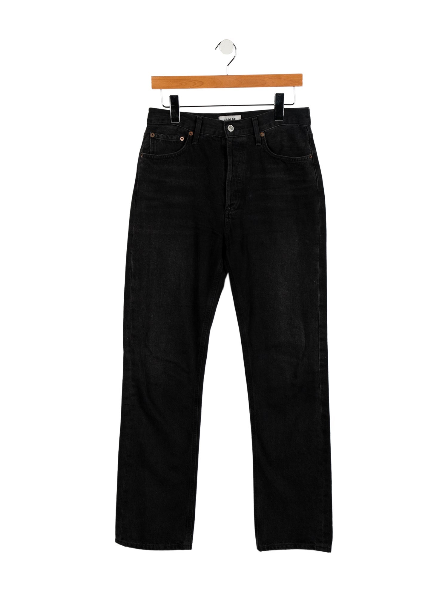 AGOLDE High-Rise Straight Leg Jeans