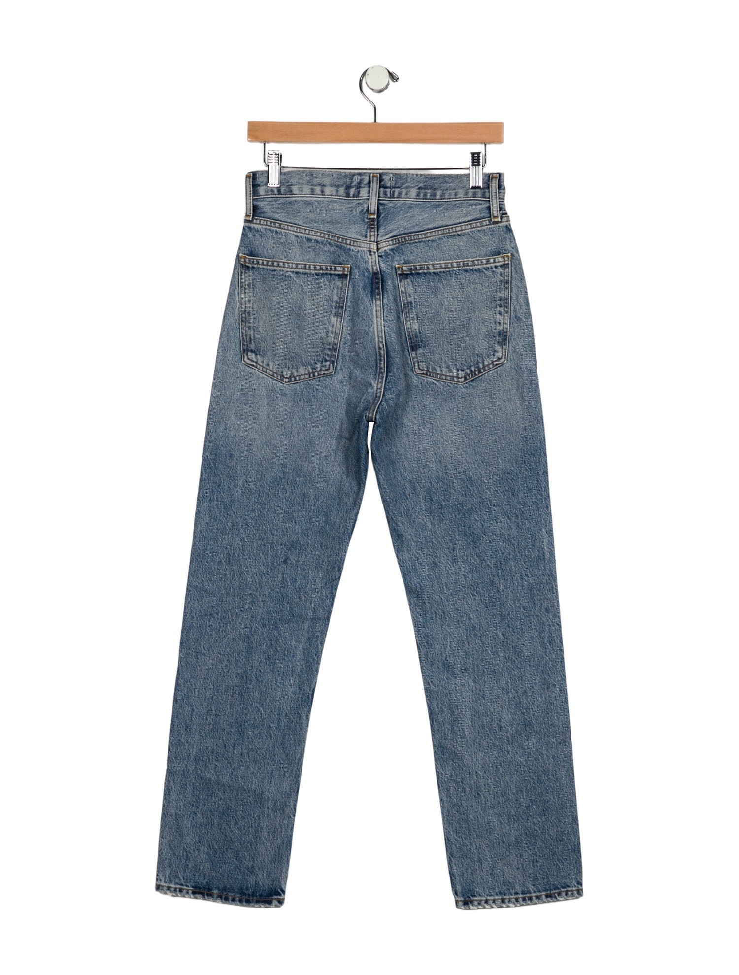 AGOLDE High-Rise Straight Leg Jeans