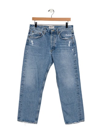 AGOLDE High-Rise Straight Leg Jeans