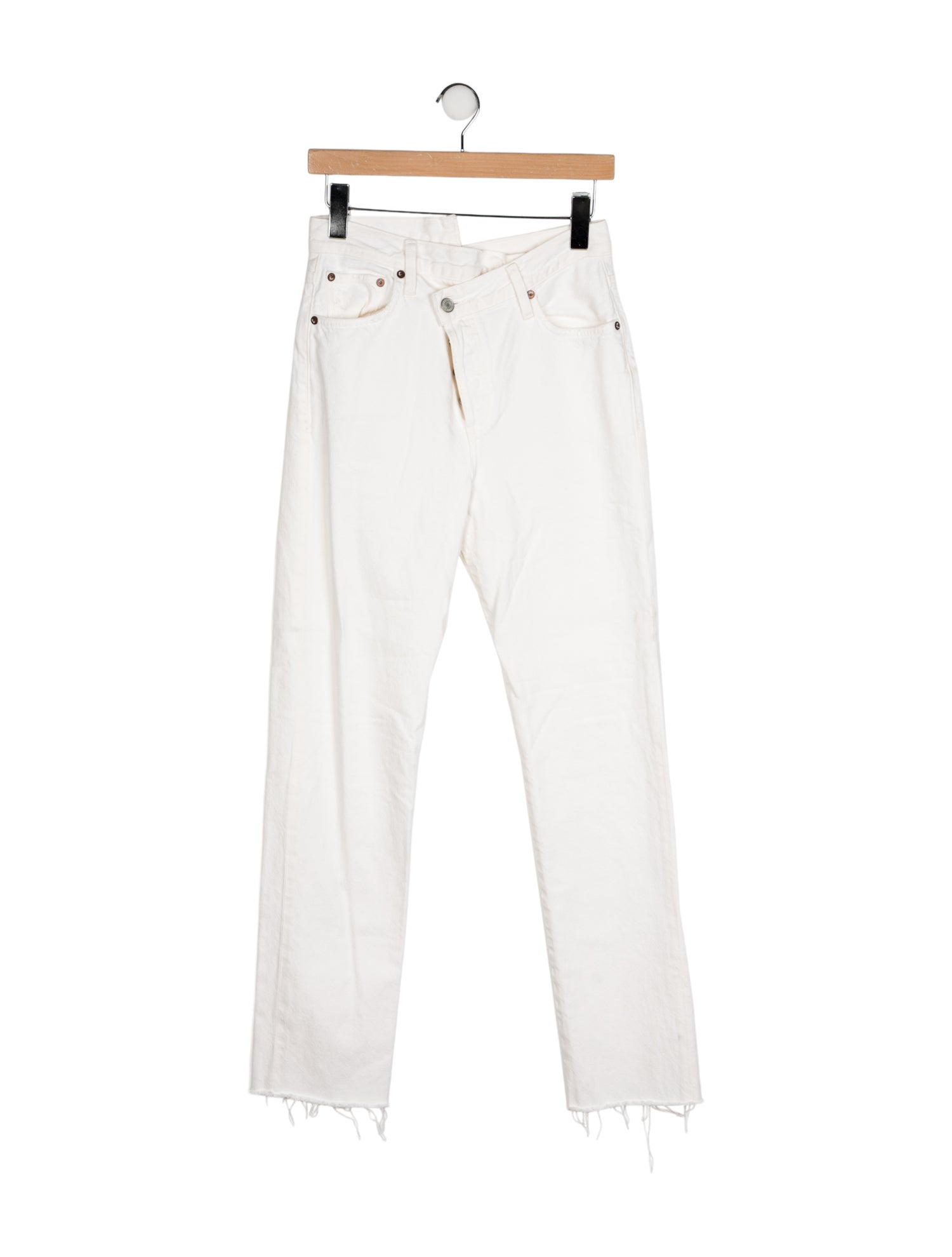 AGOLDE High-Rise Straight Leg Jeans