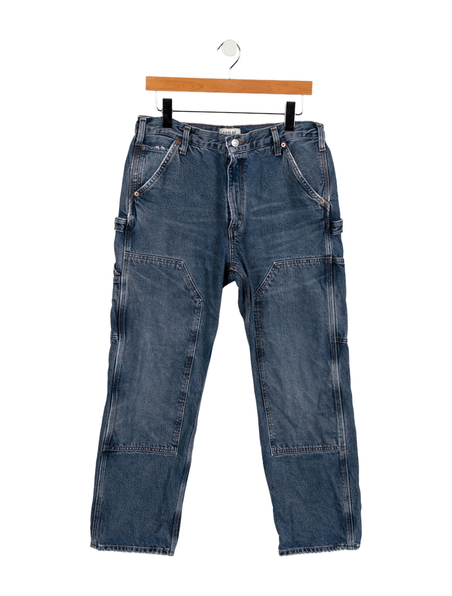 AGOLDE High-Rise Straight Leg Jeans