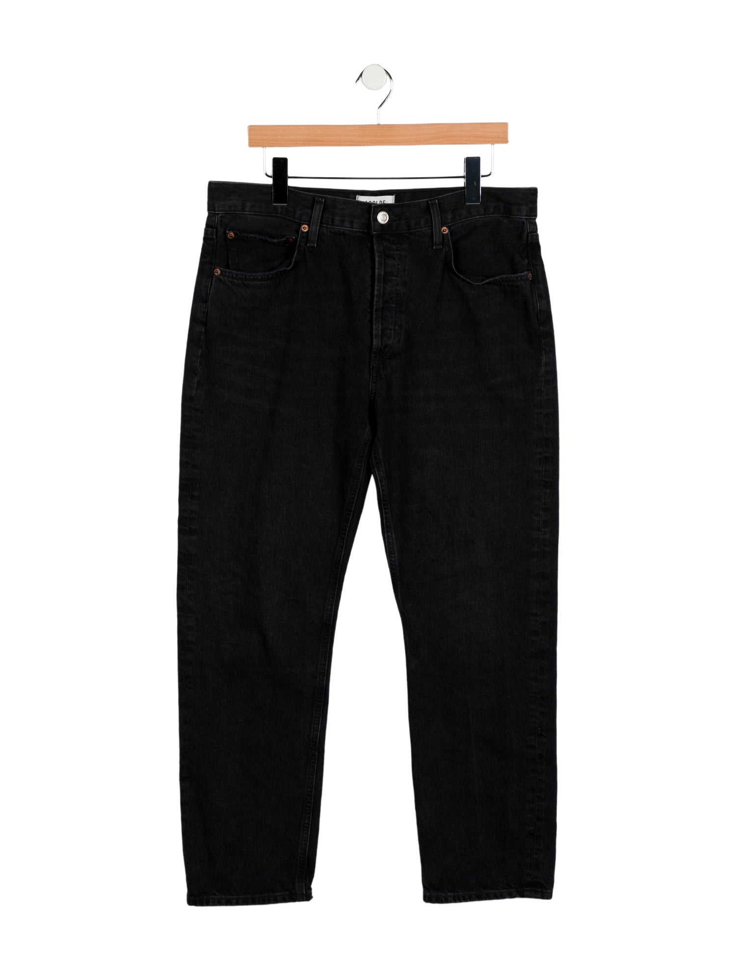 AGOLDE High-Rise Straight Leg Jeans