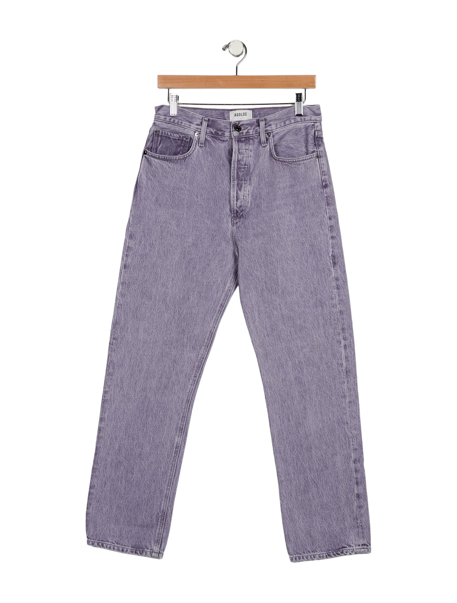 AGOLDE High-Rise Straight Leg Jeans