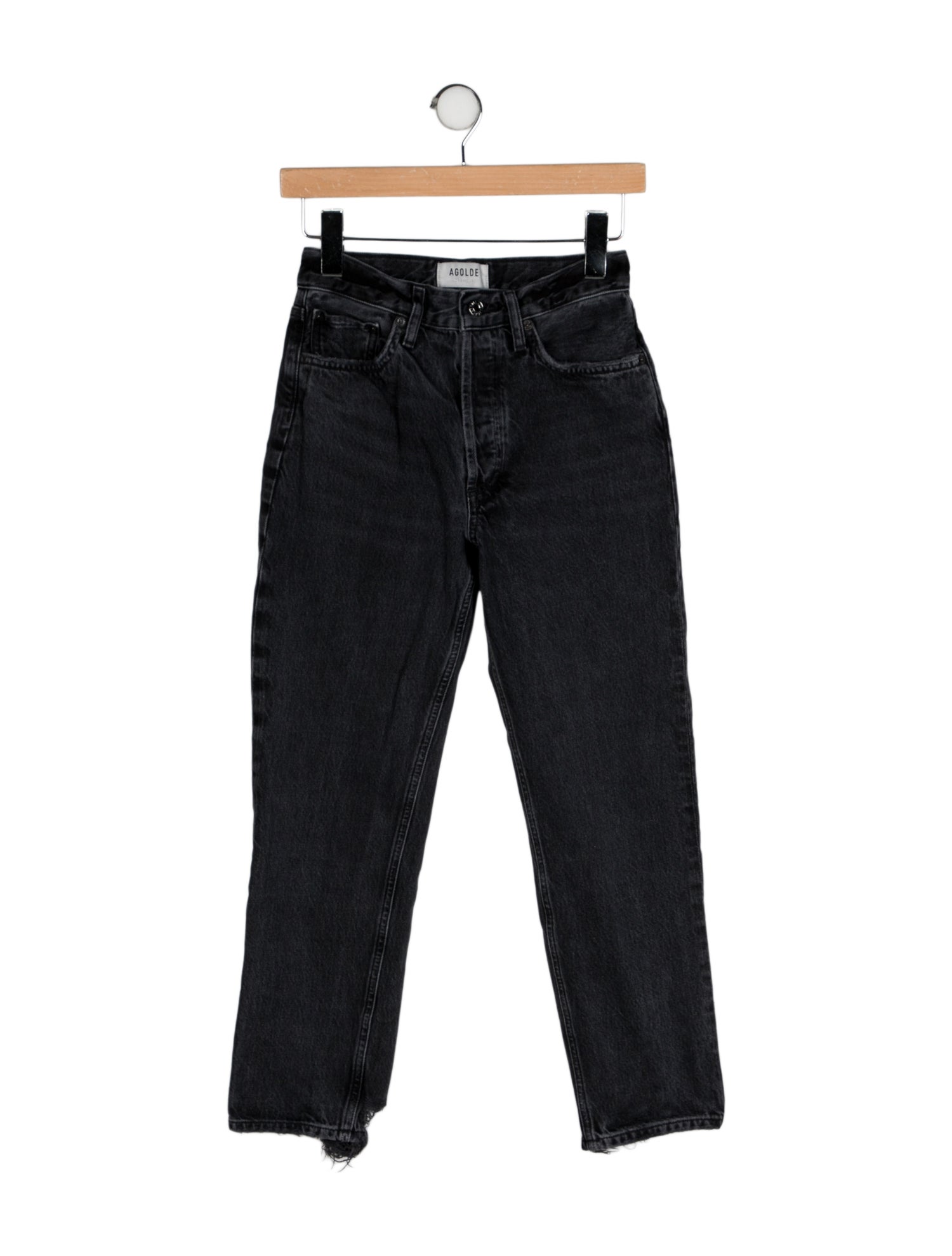 AGOLDE Mid-Rise Straight Leg Jeans