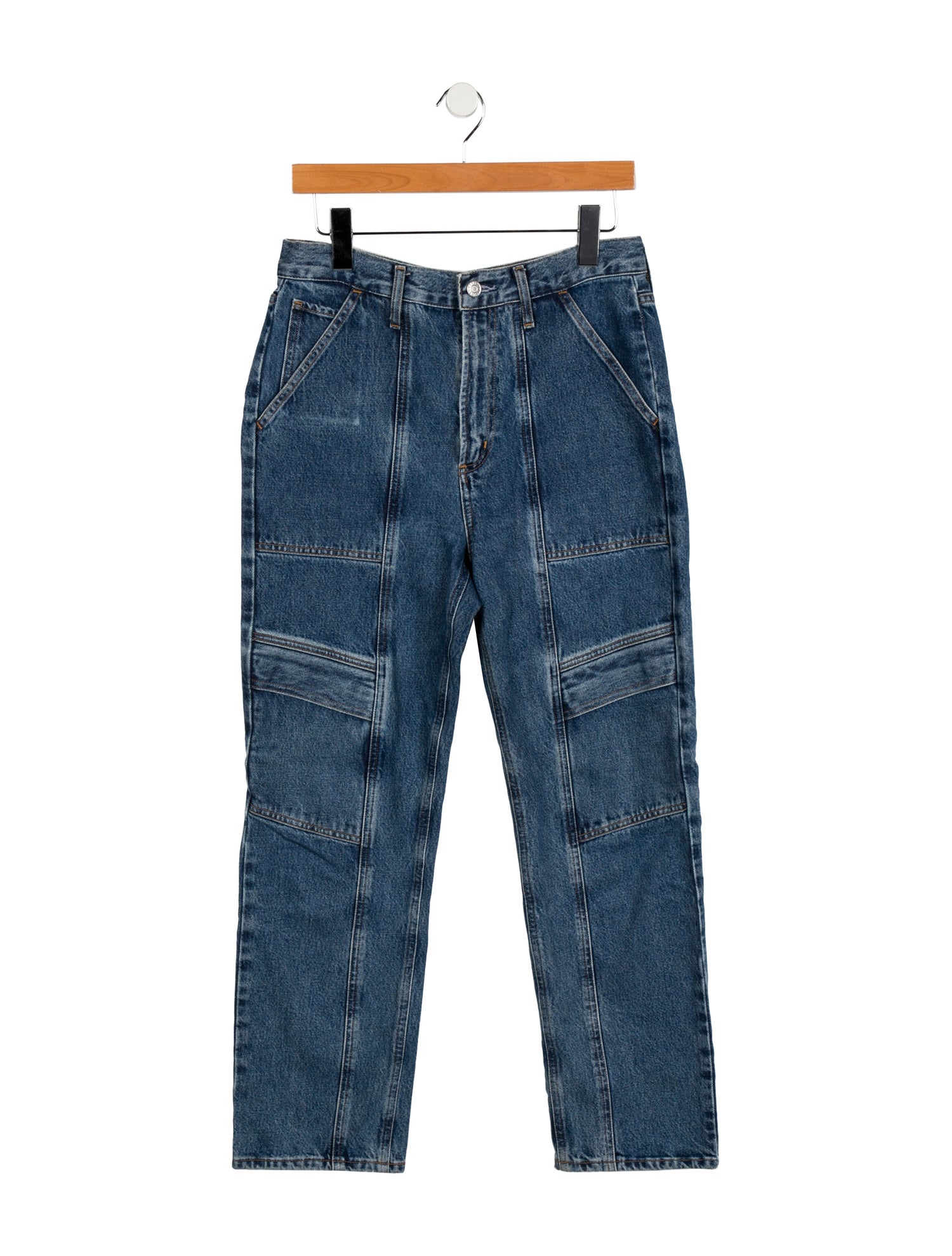 AGOLDE High-Rise Straight Leg Jeans