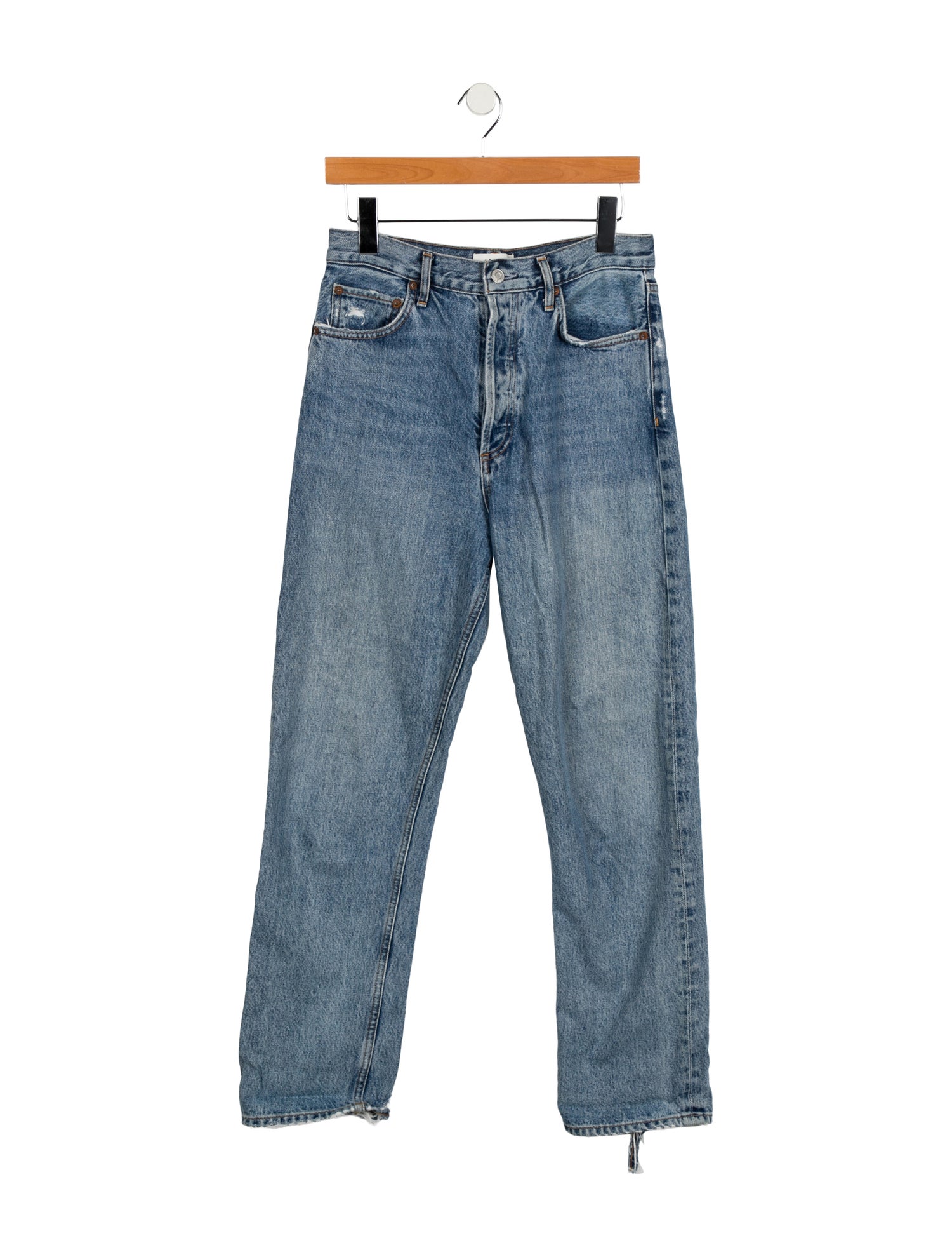 AGOLDE High-Rise Straight Leg Jeans