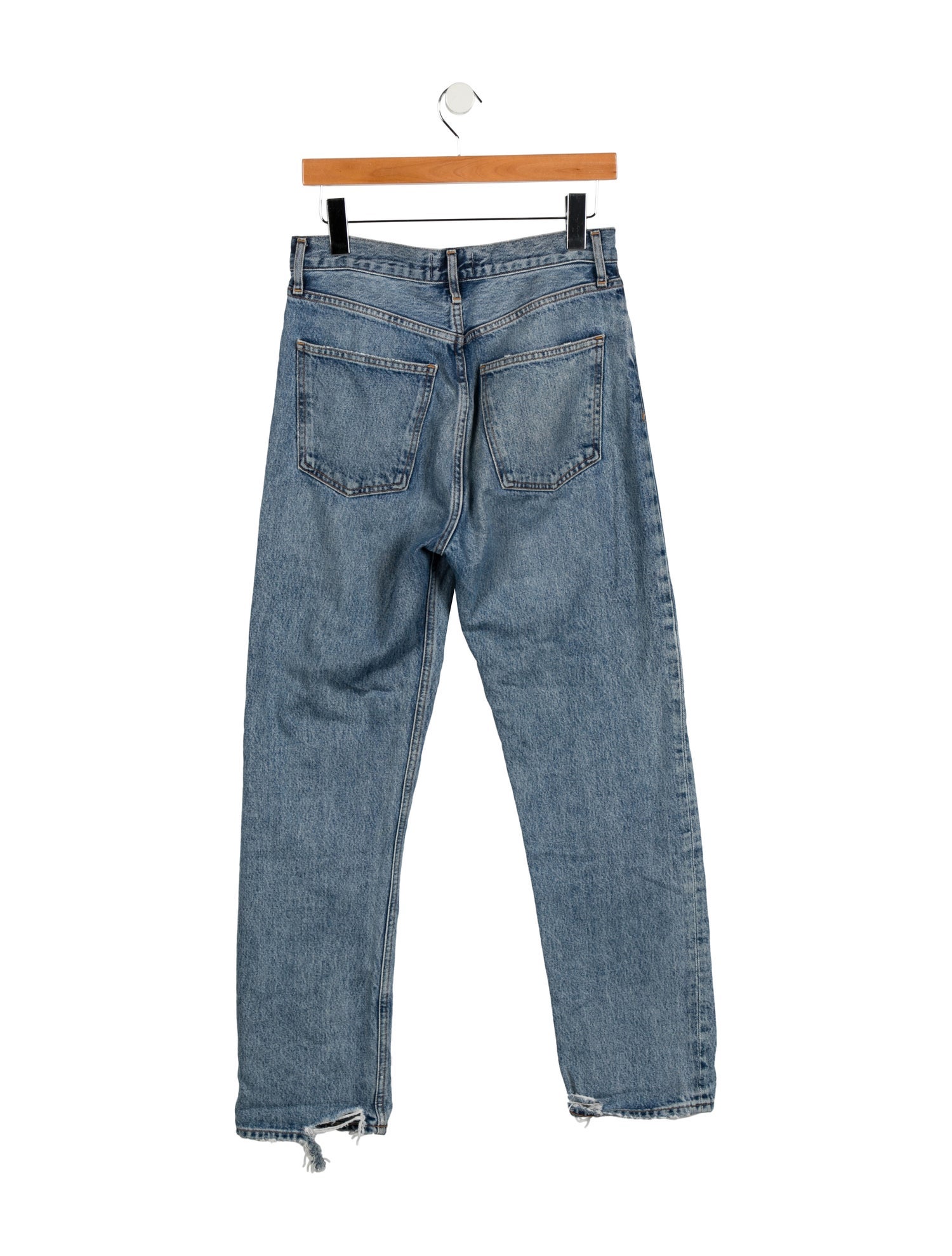 AGOLDE High-Rise Straight Leg Jeans