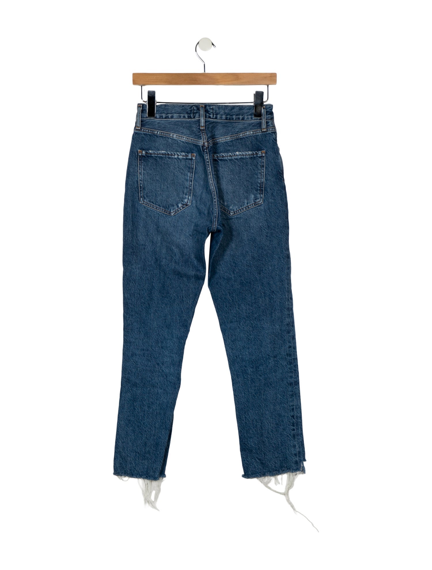 AGOLDE Mid-Rise Straight Leg Jeans