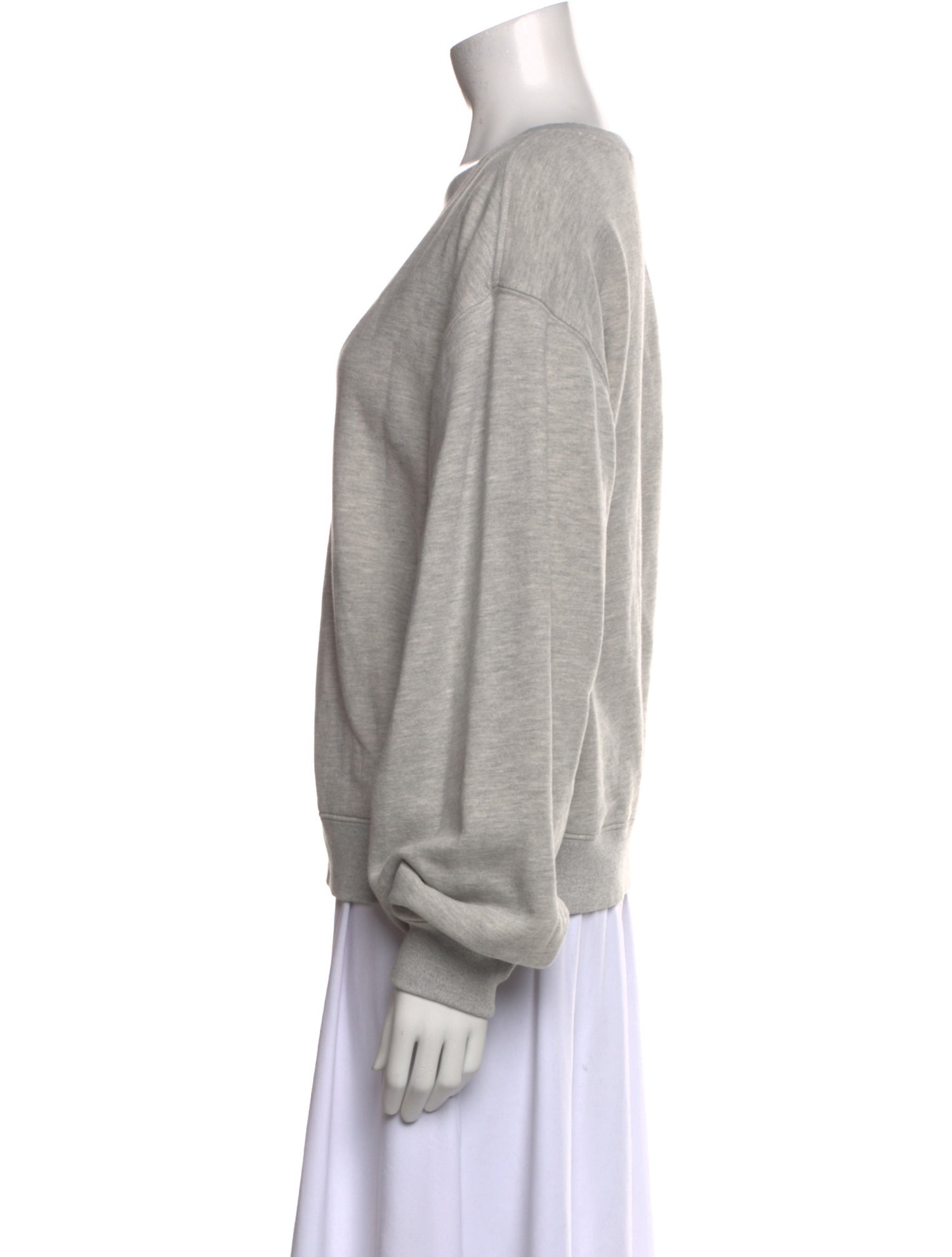 AGOLDE V-Neck Long Sleeve Sweatshirt