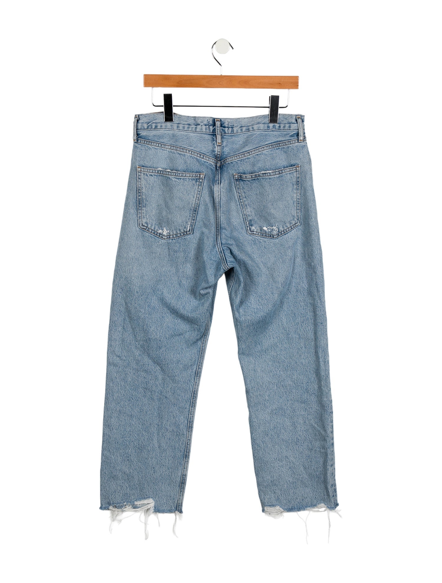 AGOLDE High-Rise Straight Leg Jeans