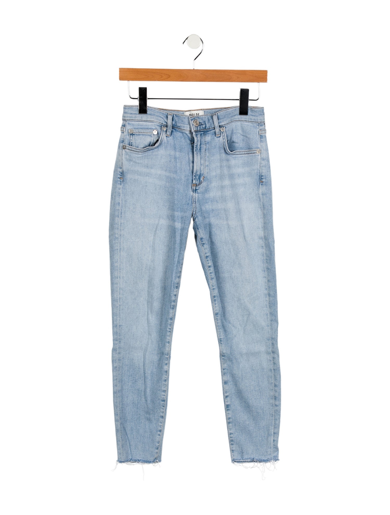 AGOLDE Mid-Rise Skinny Leg Jeans