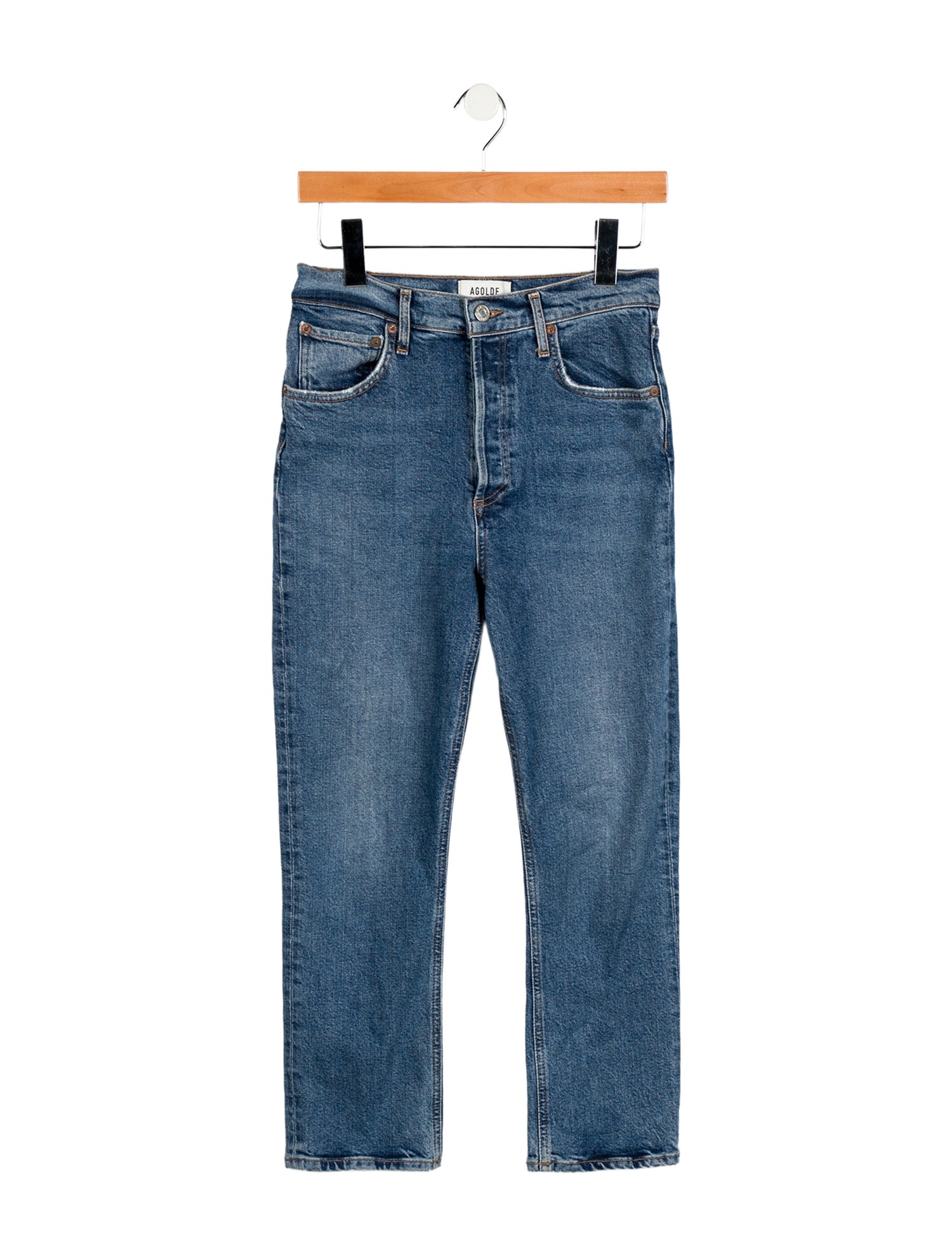 AGOLDE Low-Rise Skinny Leg Jeans