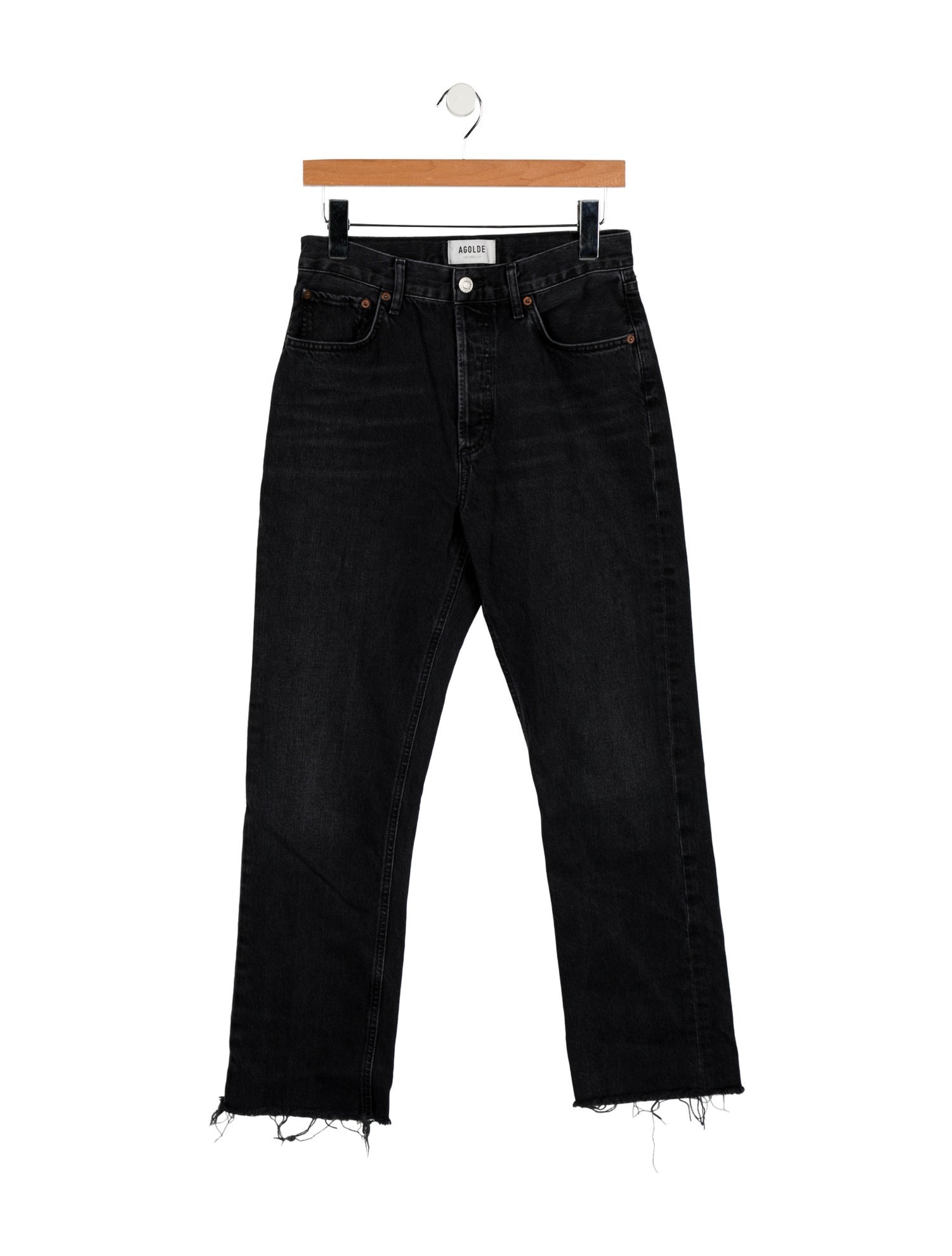 AGOLDE High-Rise Straight Leg Jeans