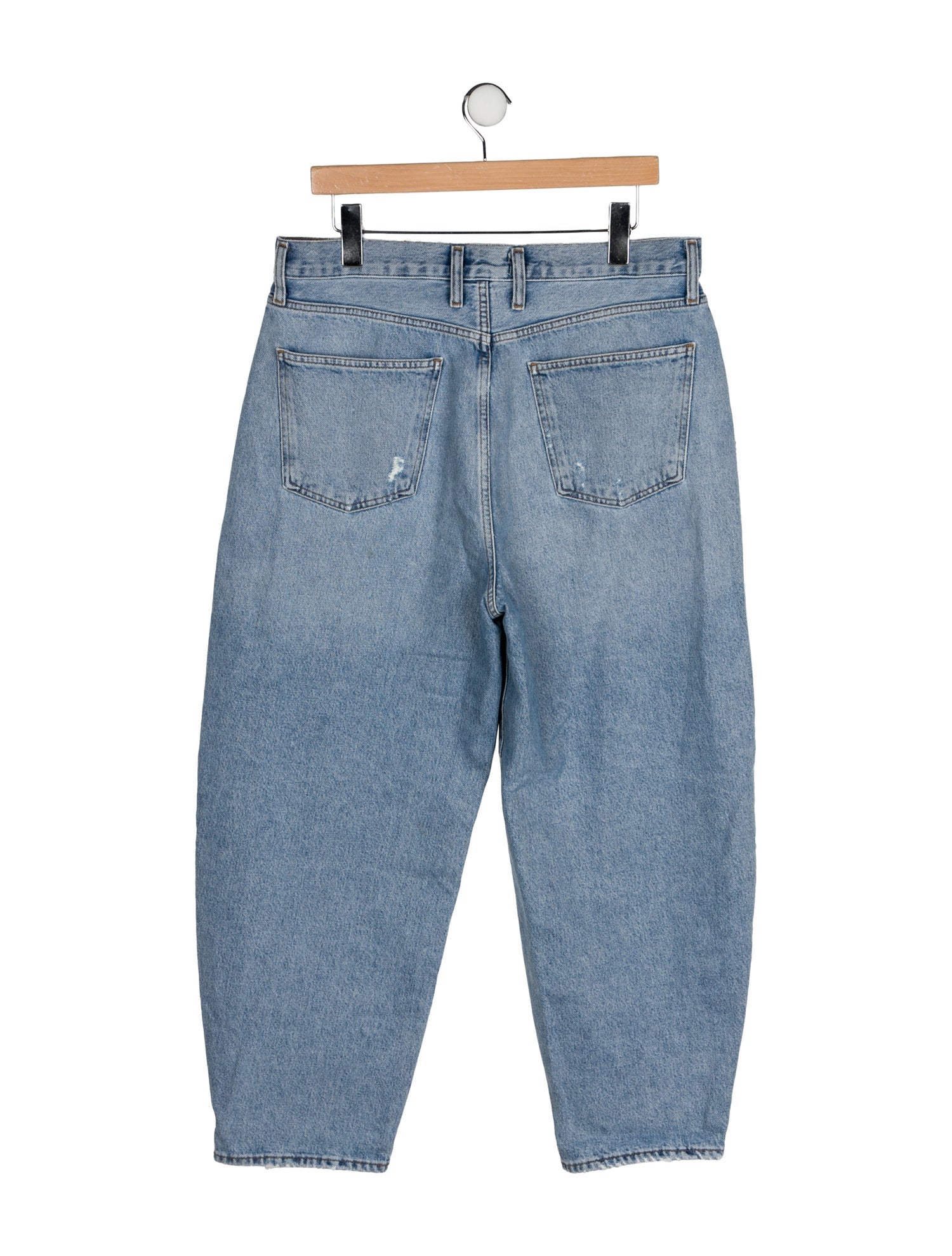 AGOLDE High-Rise Straight Leg Jeans