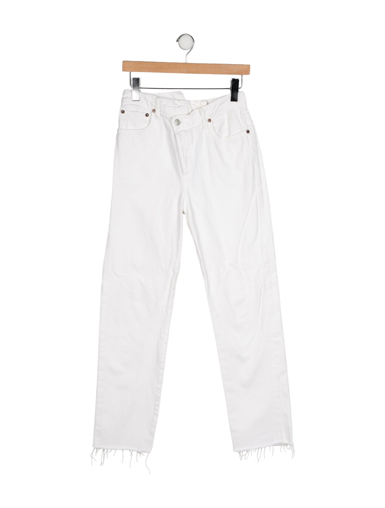 AGOLDE Mid-Rise Straight Leg Jeans