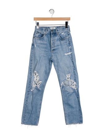 AGOLDE High-Rise Straight Leg Jeans