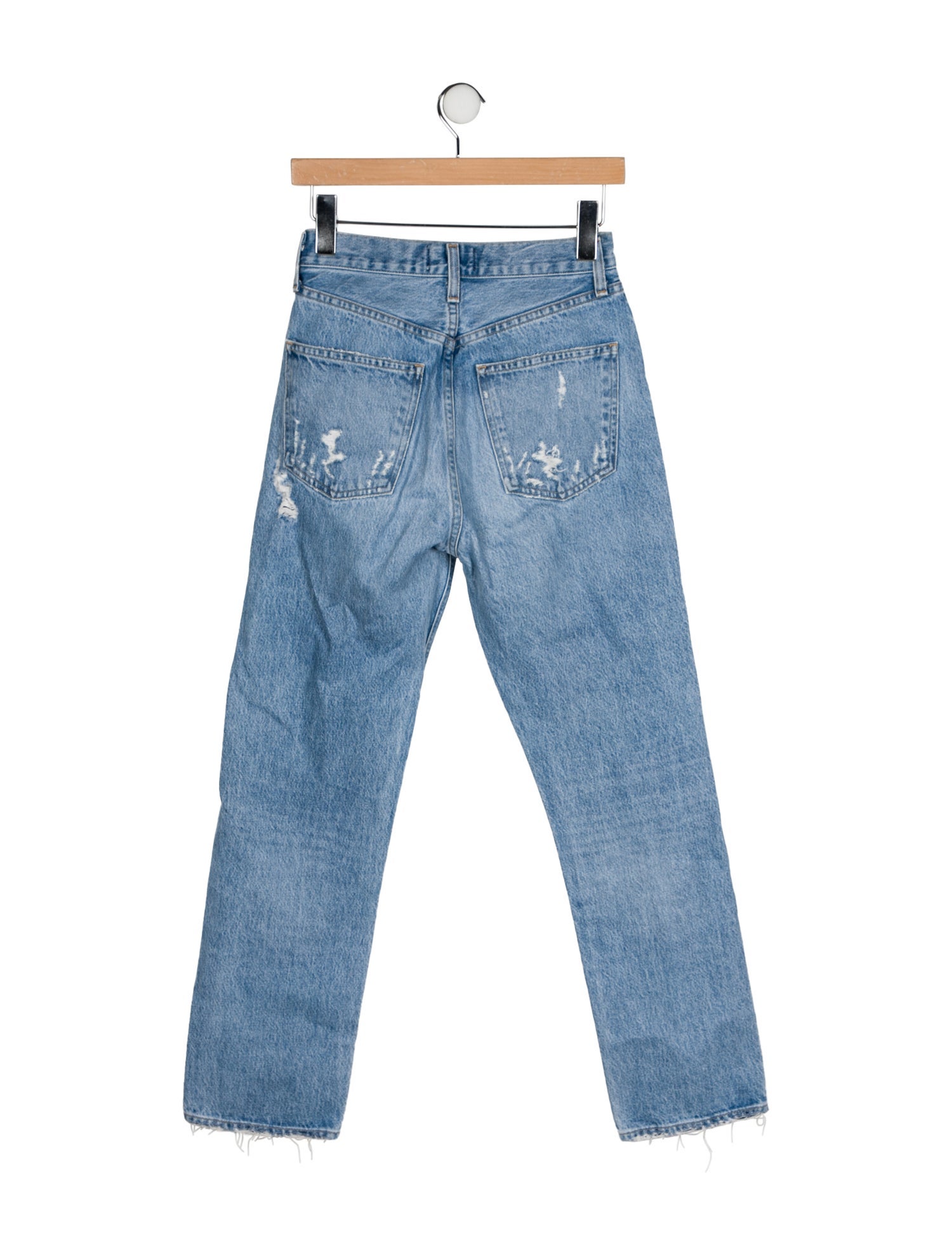 AGOLDE High-Rise Straight Leg Jeans