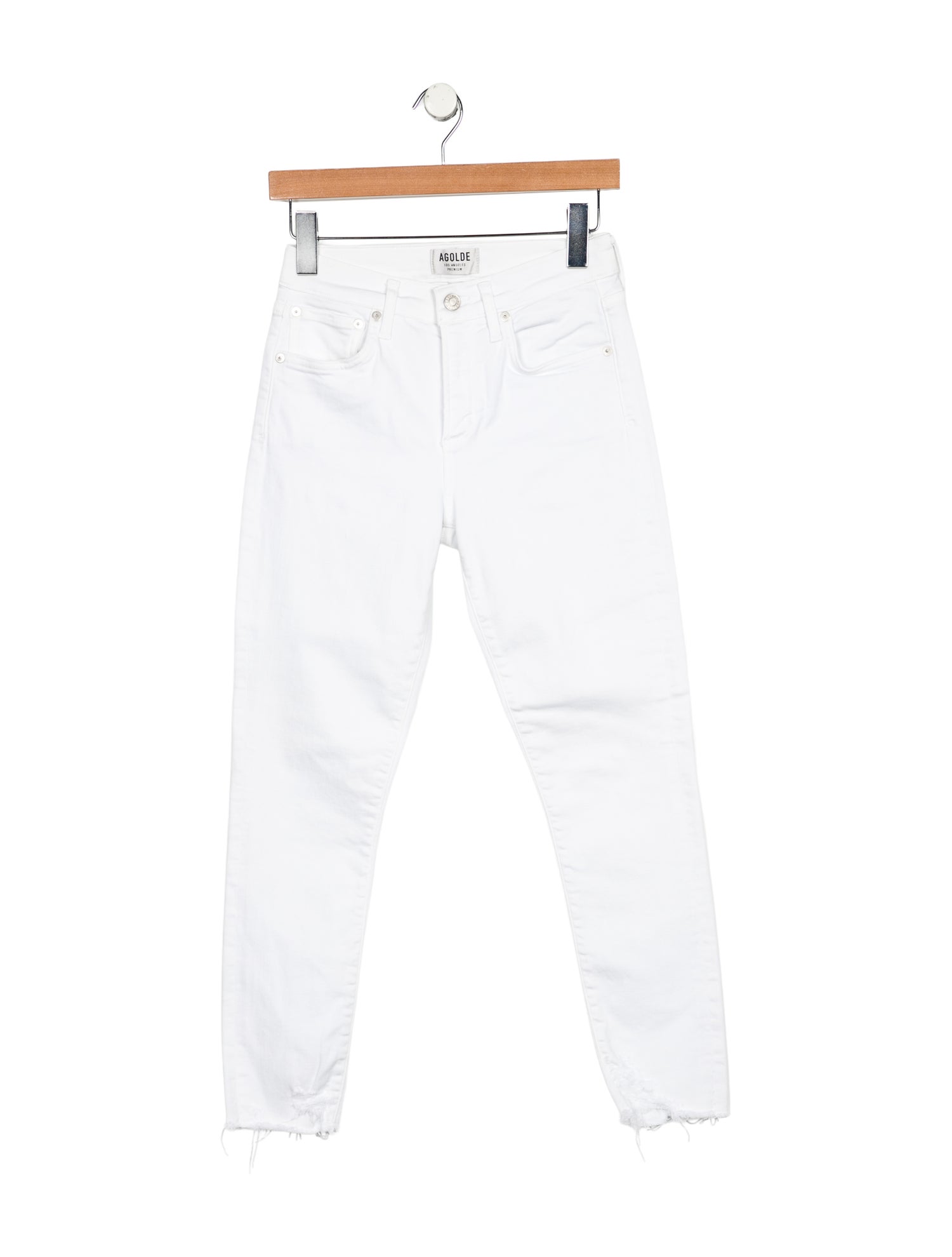 AGOLDE Mid-Rise Skinny Leg Jeans
