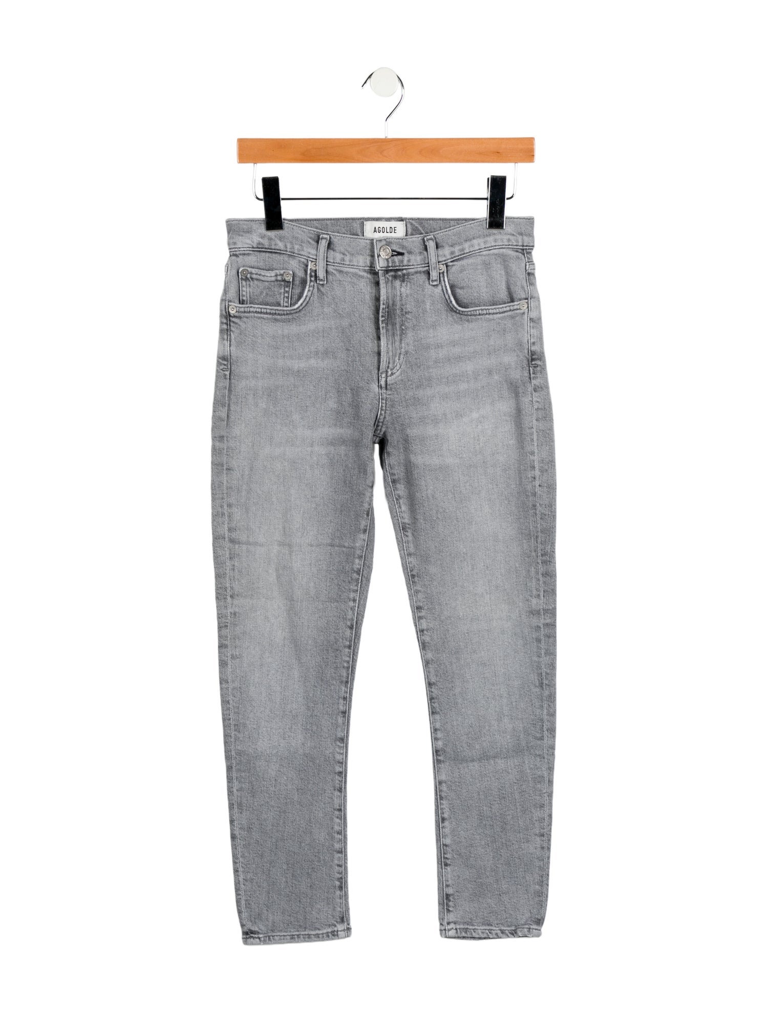 AGOLDE Mid-Rise Skinny Leg Jeans