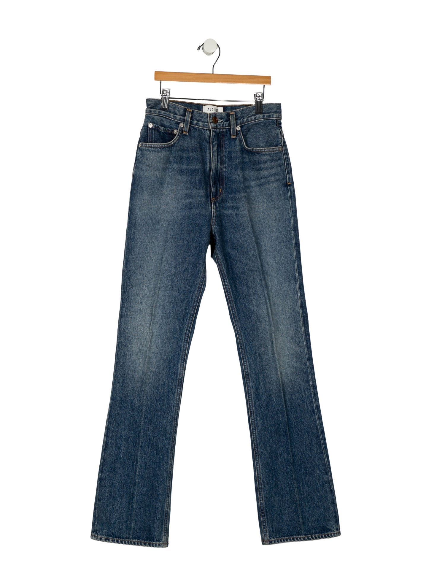 AGOLDE High-Rise Straight Leg Jeans