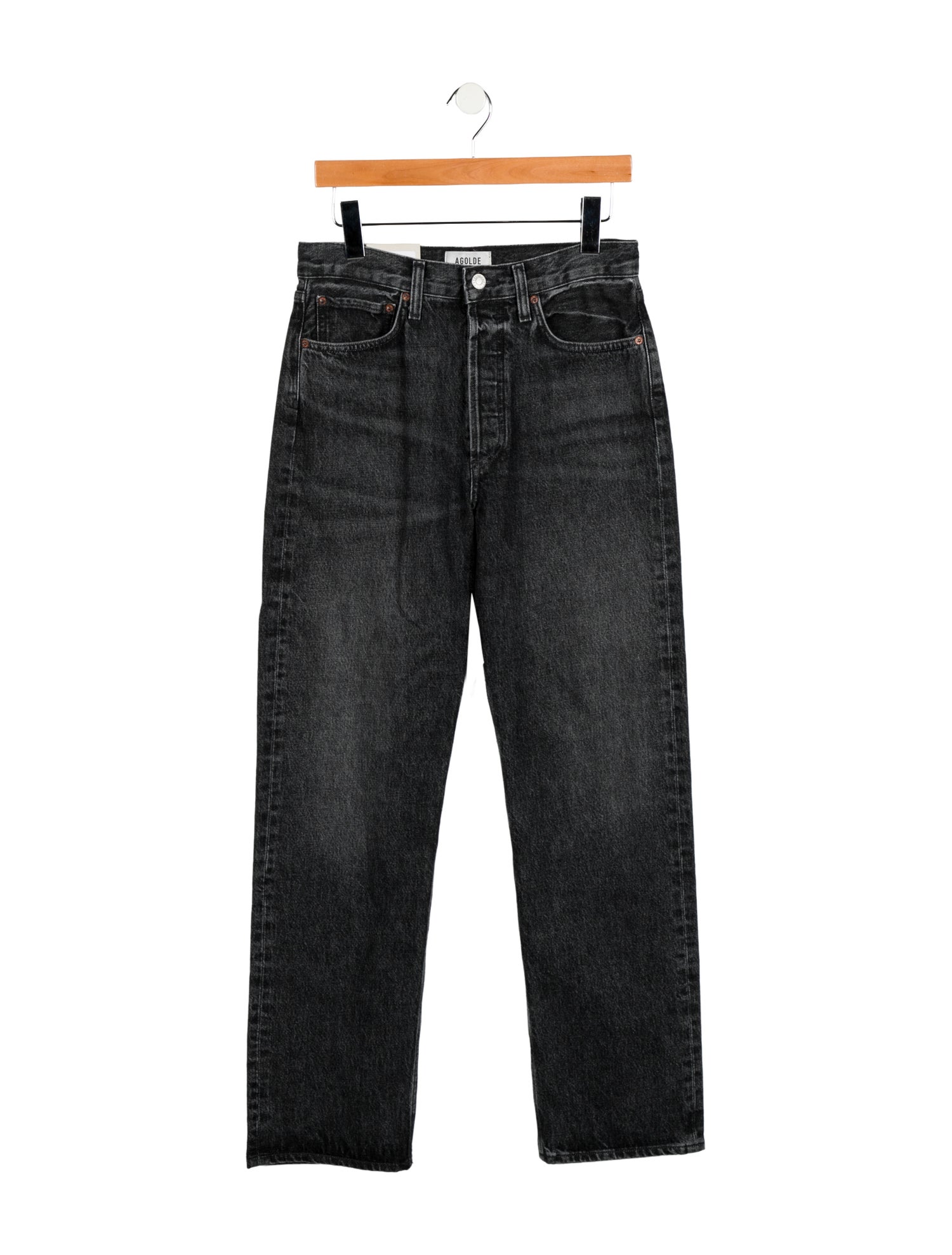 AGOLDE High-Rise Straight Leg Jeans