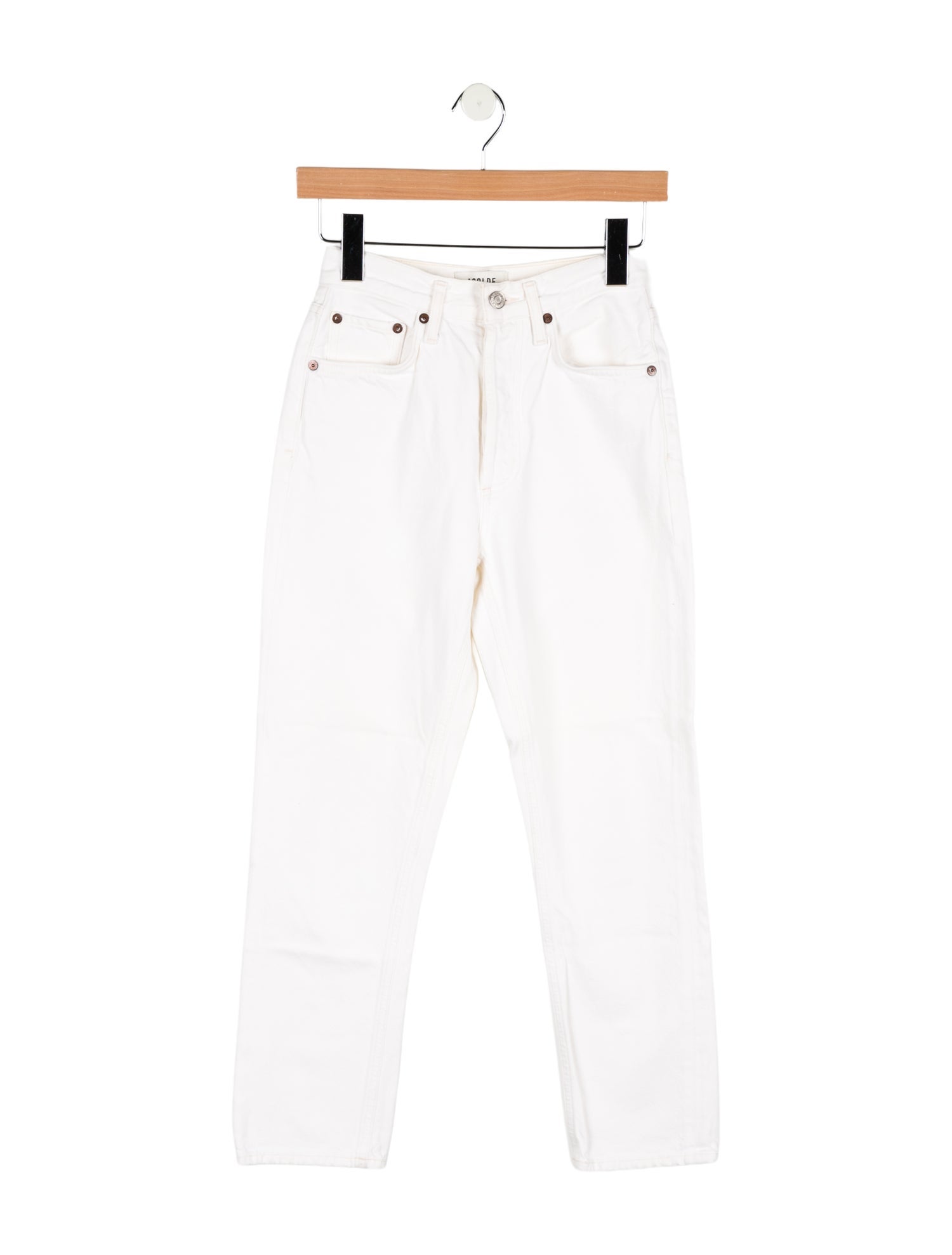 AGOLDE Mid-Rise Skinny Leg Jeans