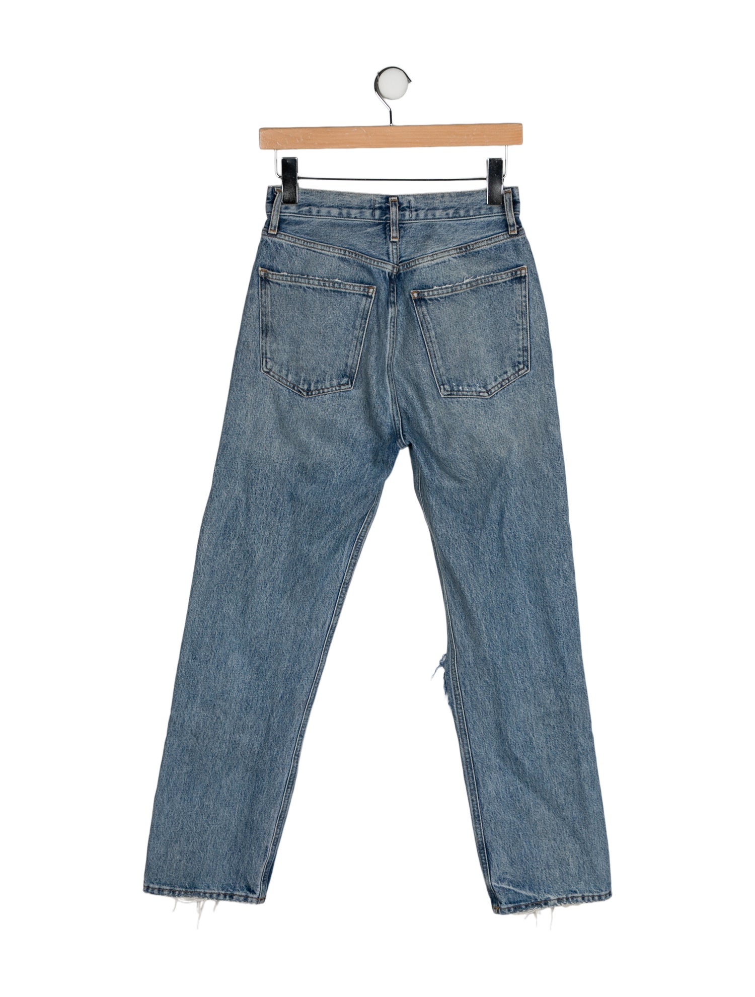 AGOLDE High-Rise Straight Leg Jeans