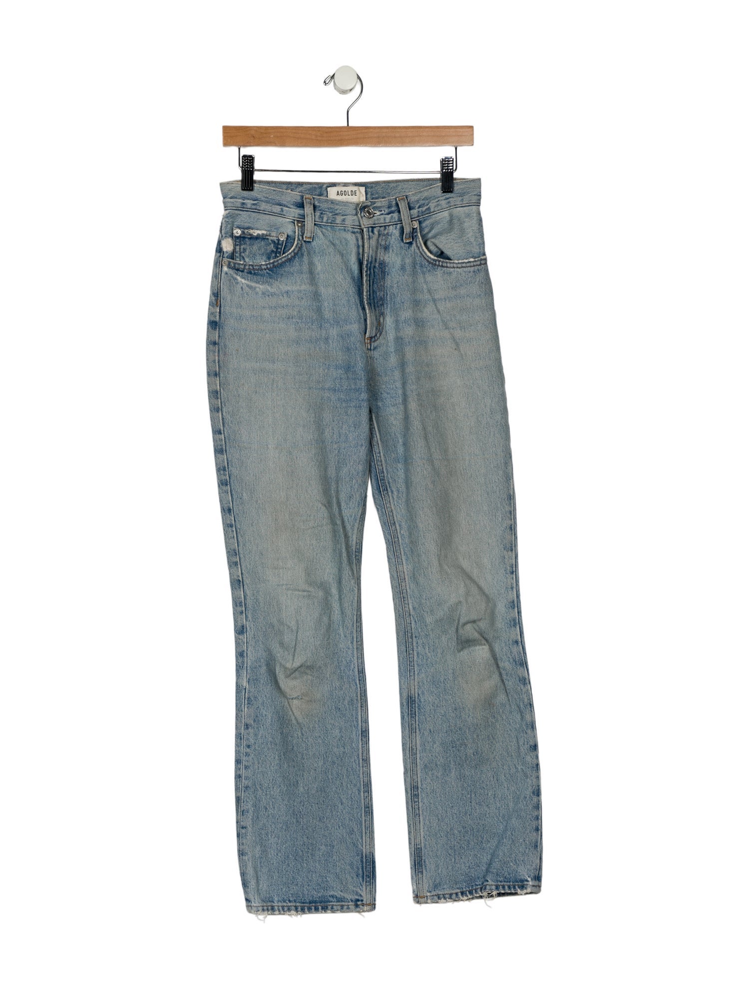 AGOLDE High-Rise Straight Leg Jeans