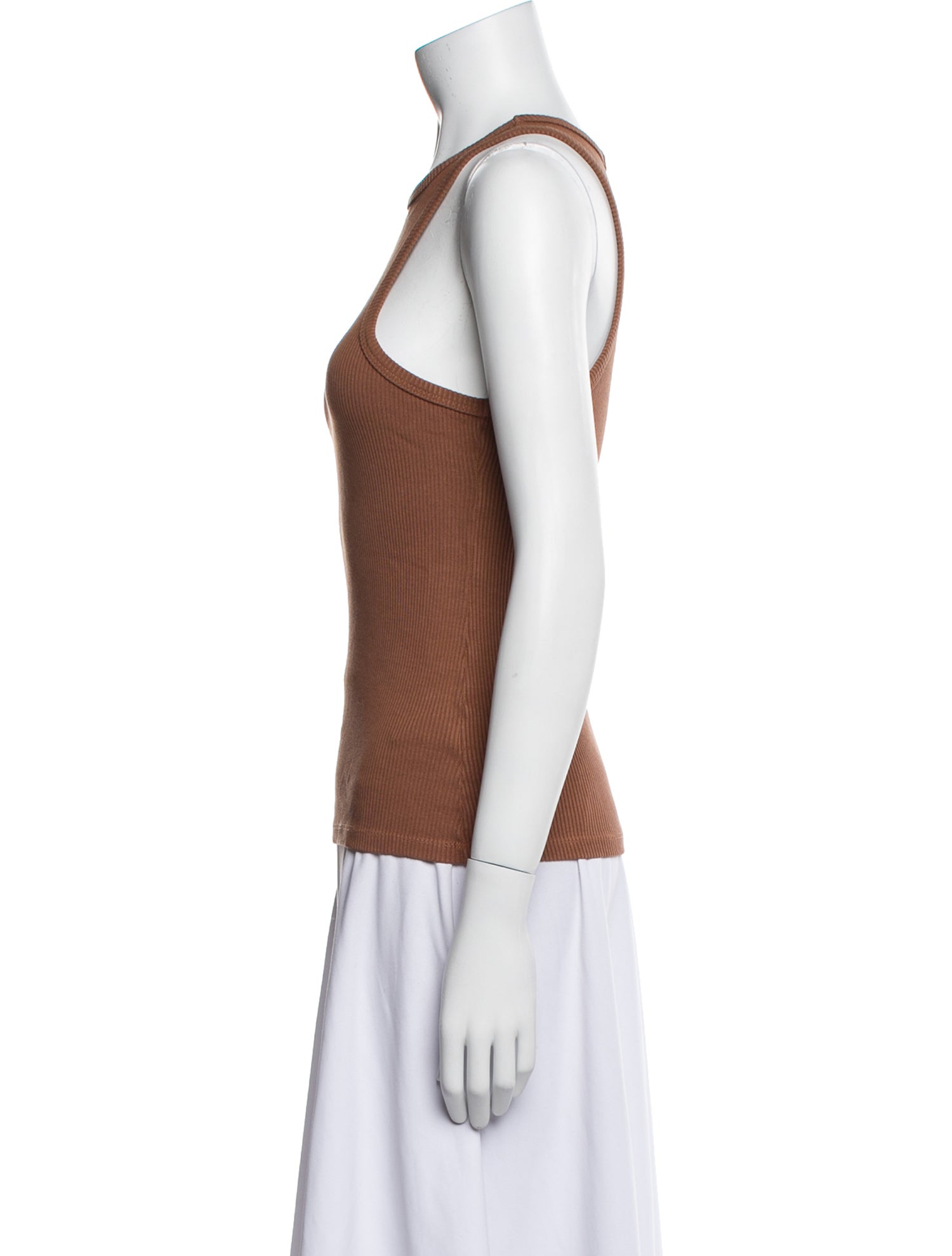 AGOLDE Scoop Neck Sleeveless Top