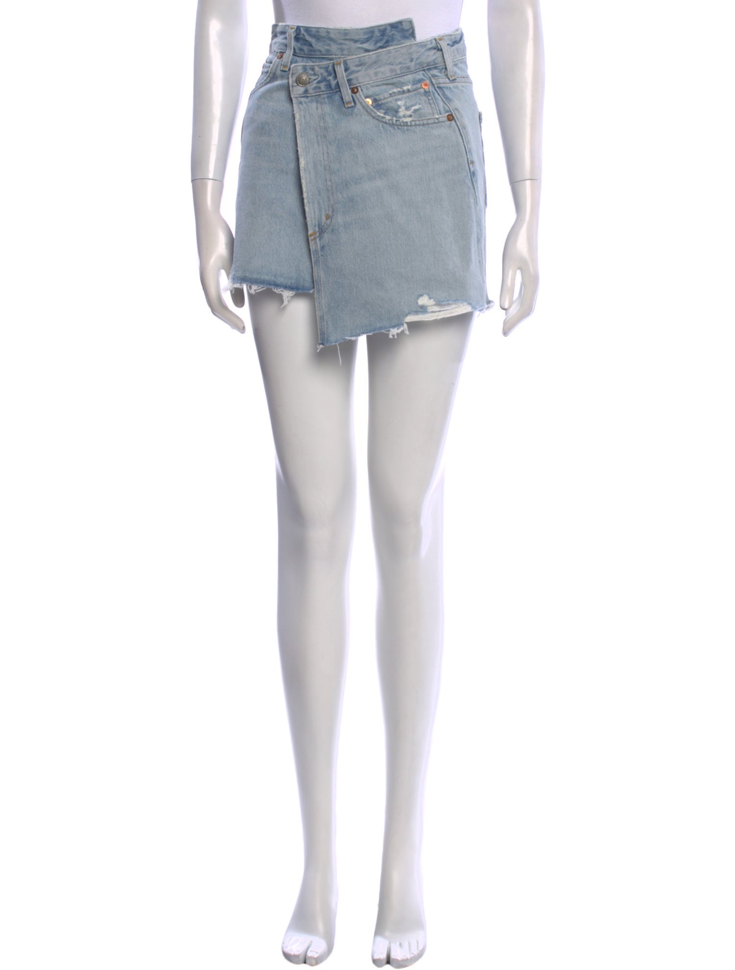 AGOLDE Distressed Accents Mini Skirt w/ Tags