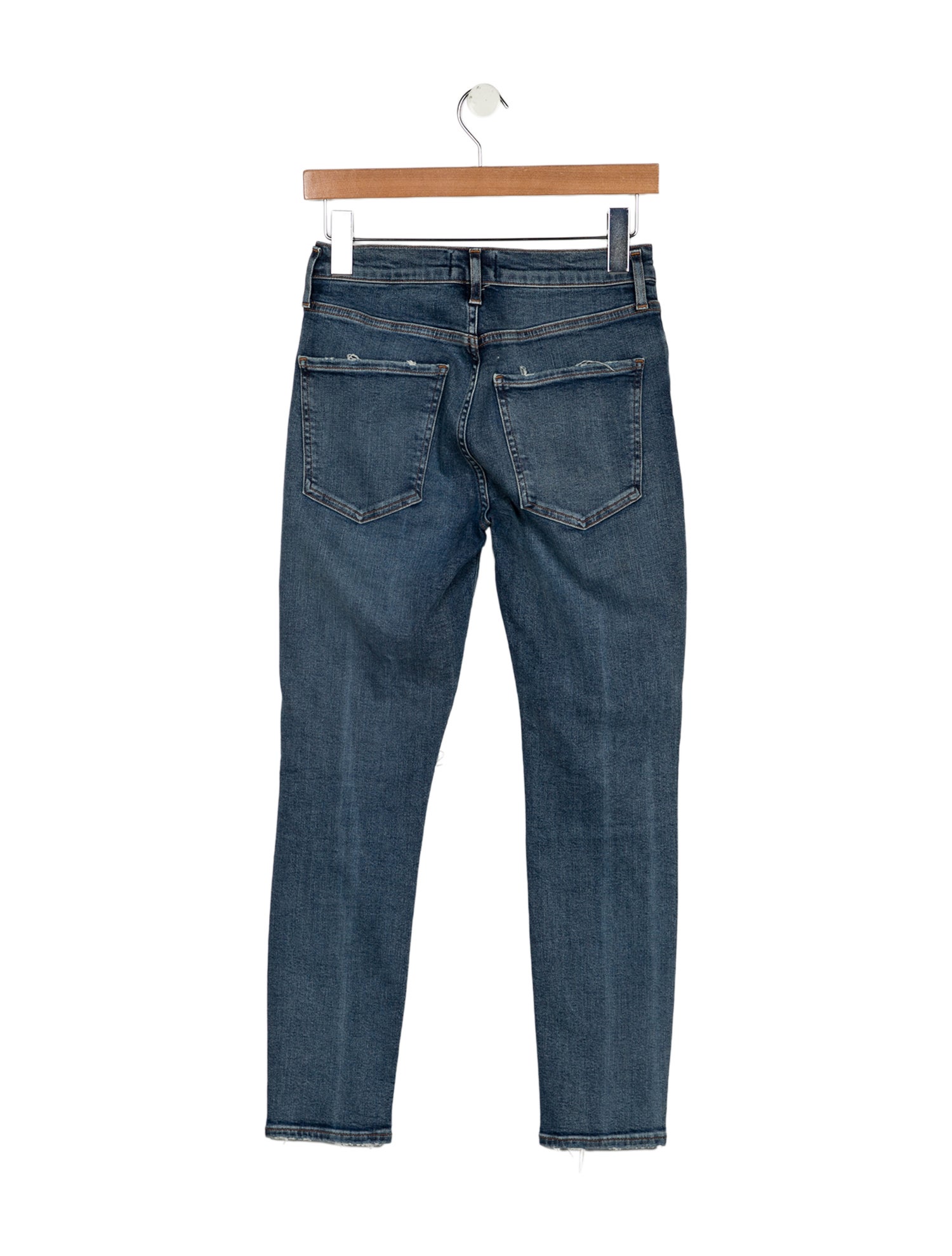 AGOLDE Mid-Rise Skinny Leg Jeans