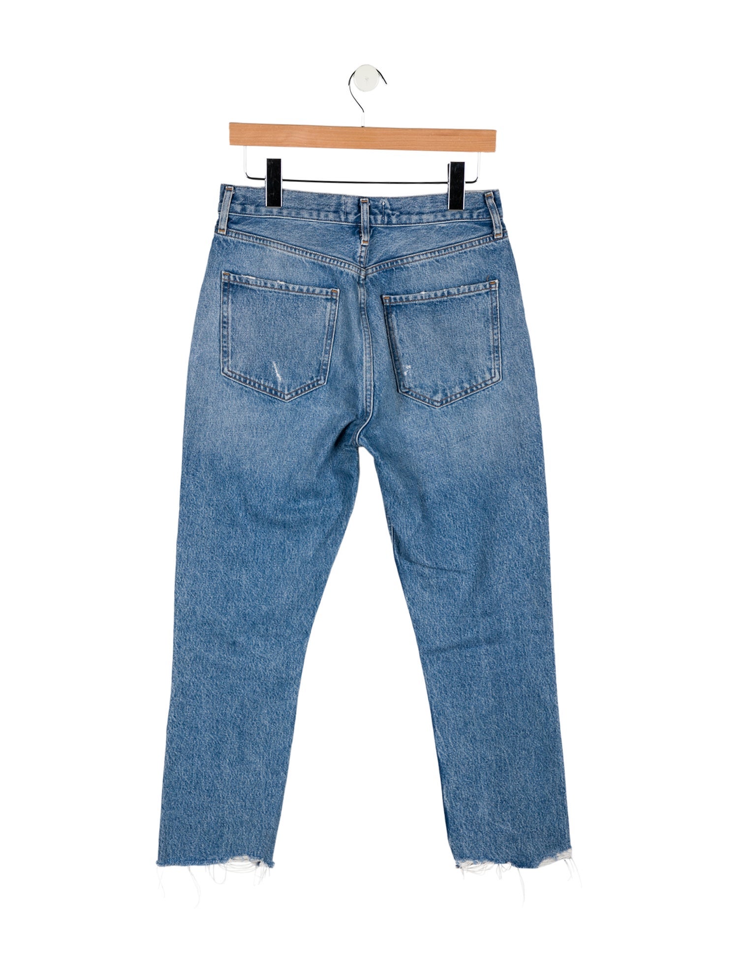 AGOLDE High-Rise Straight Leg Jeans