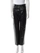 AGOLDE Leather Straight Leg Pants