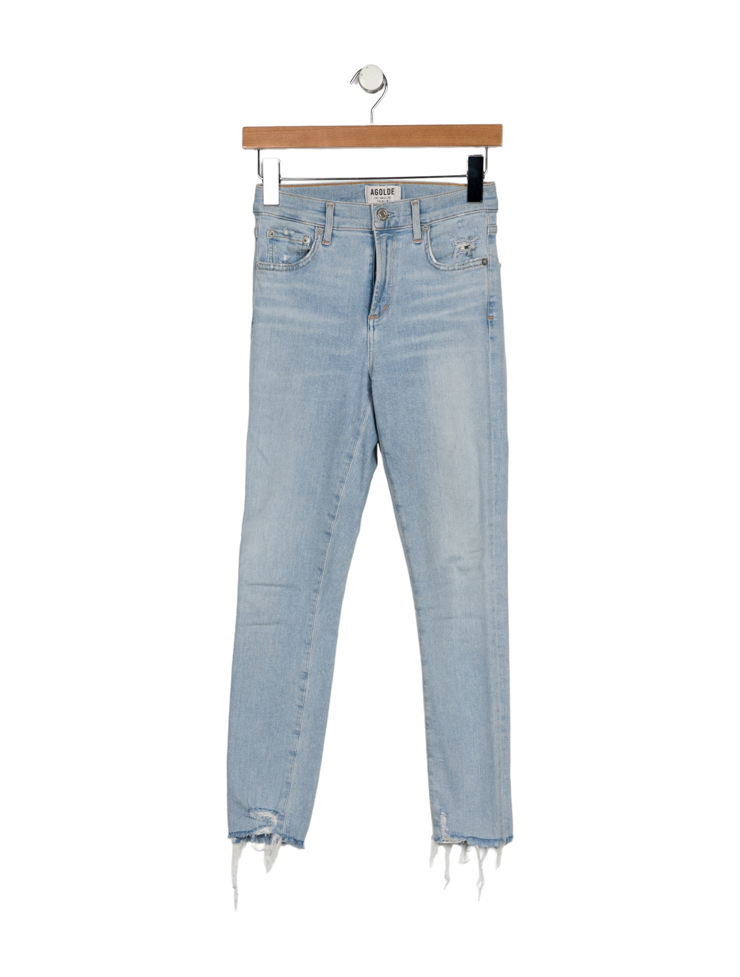 AGOLDE Mid-Rise Skinny Leg Jeans