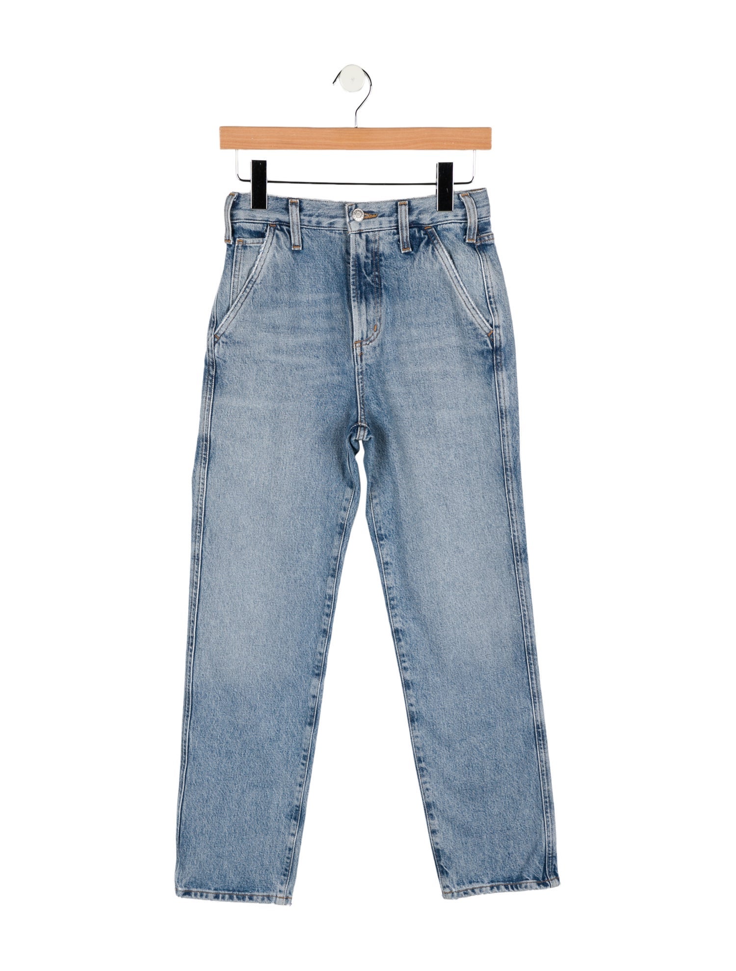 AGOLDE High-Rise Straight Leg Jeans