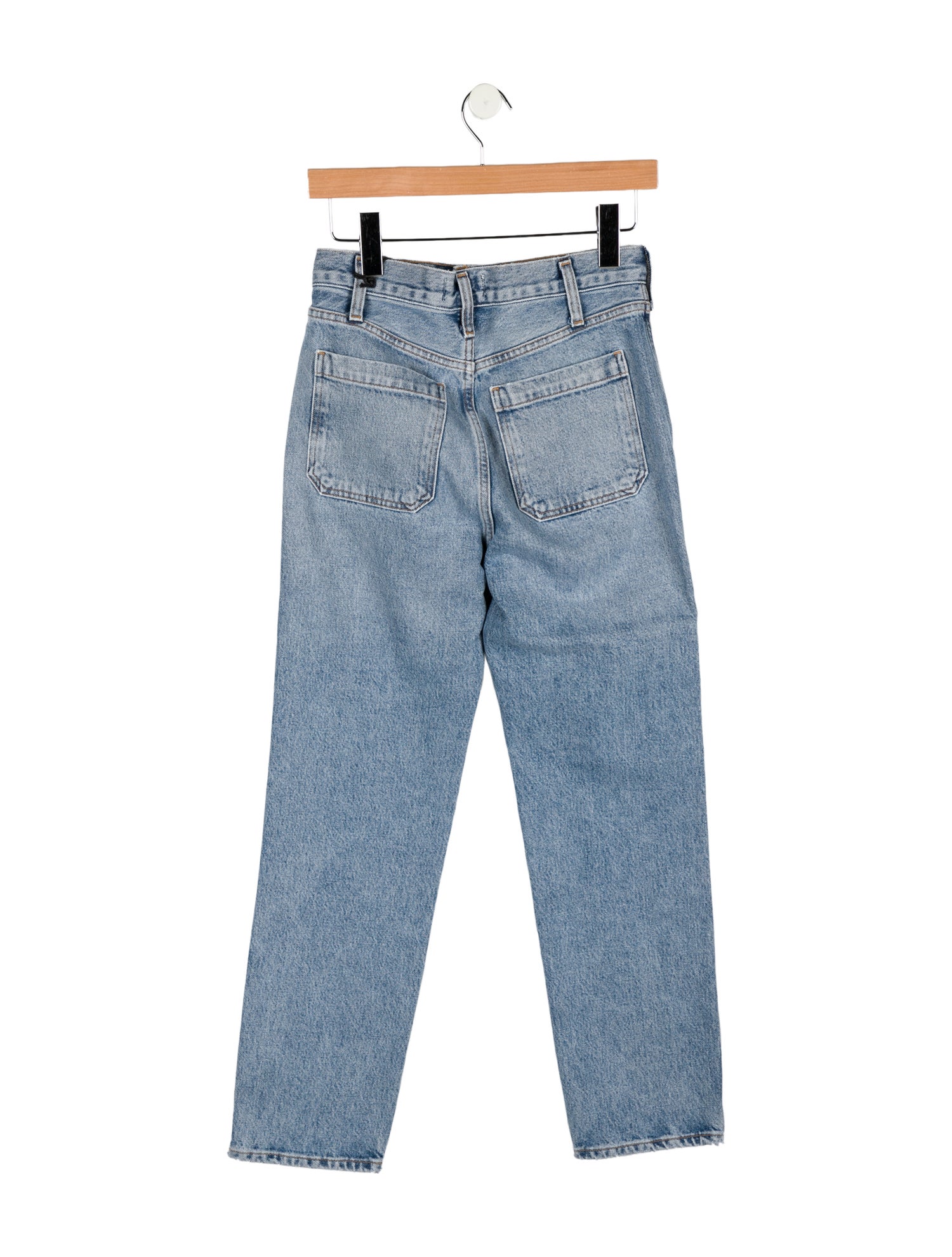 AGOLDE High-Rise Straight Leg Jeans