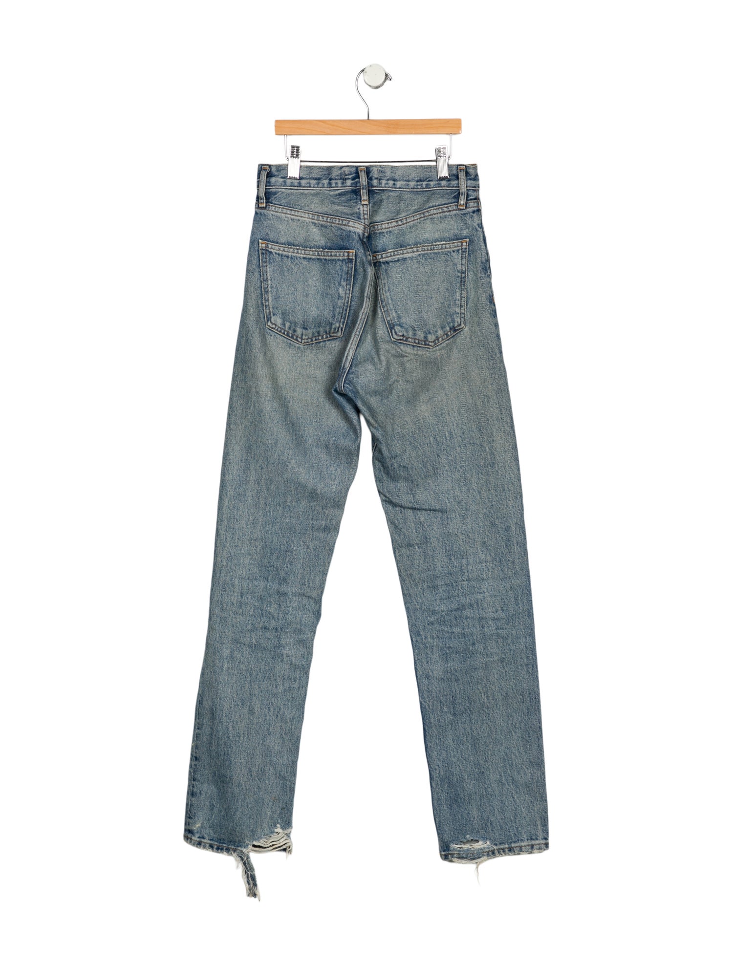 AGOLDE High-Rise Straight Leg Jeans