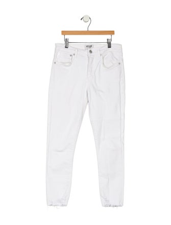 AGOLDE Mid-Rise Skinny Leg Jeans