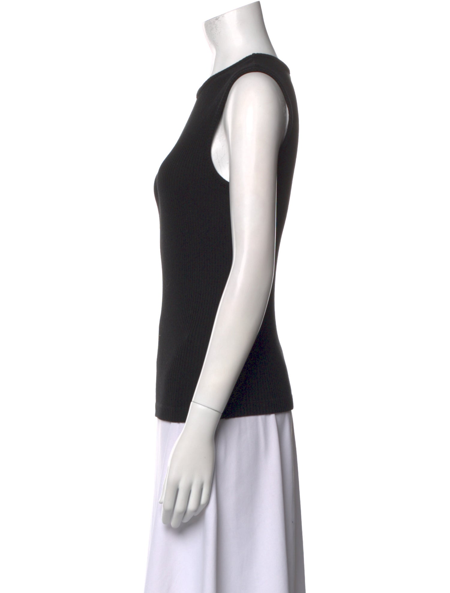 AGOLDE Crew Neck Sleeveless Top